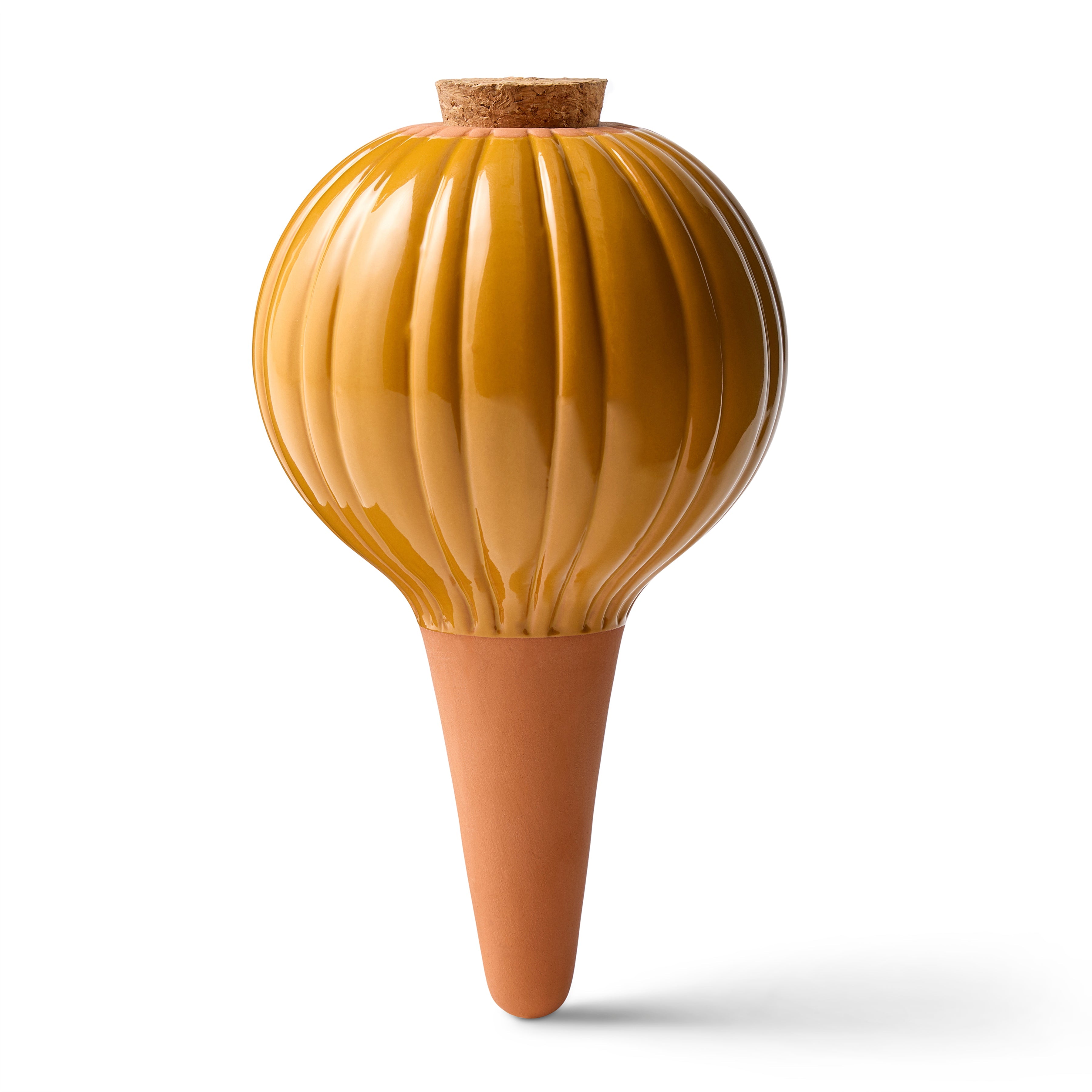 Modern Sprout Terracotta Watering Bulbs Mustard 1pk | Heirloom Boulevard