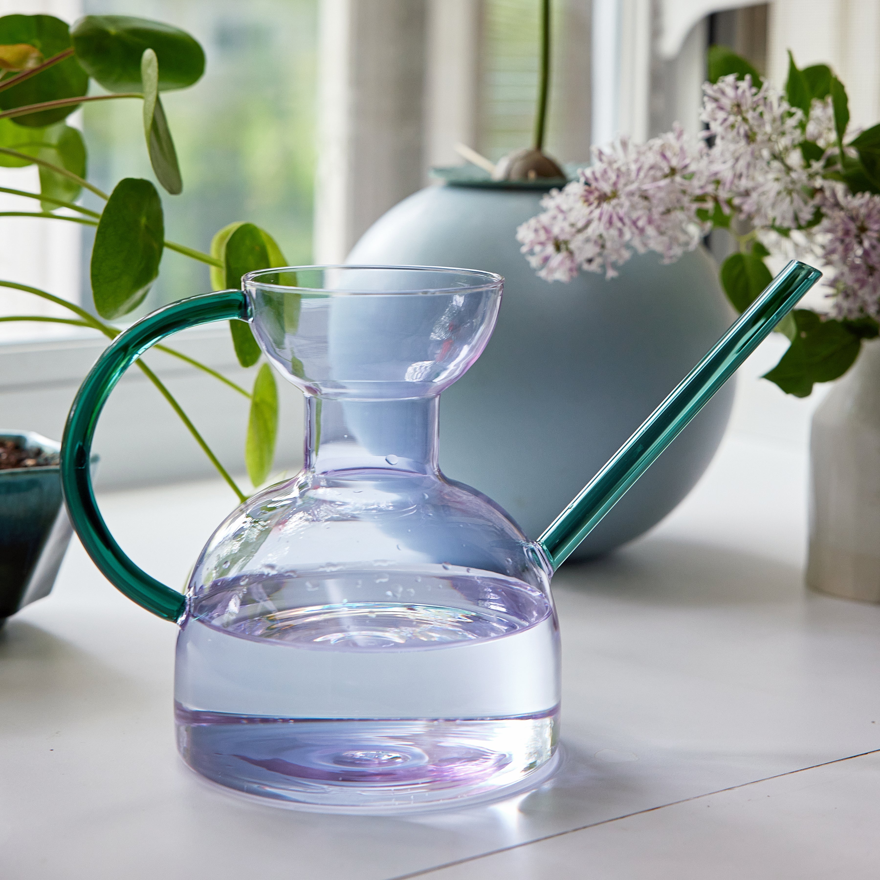 Modern Sprout Glass Watering Can