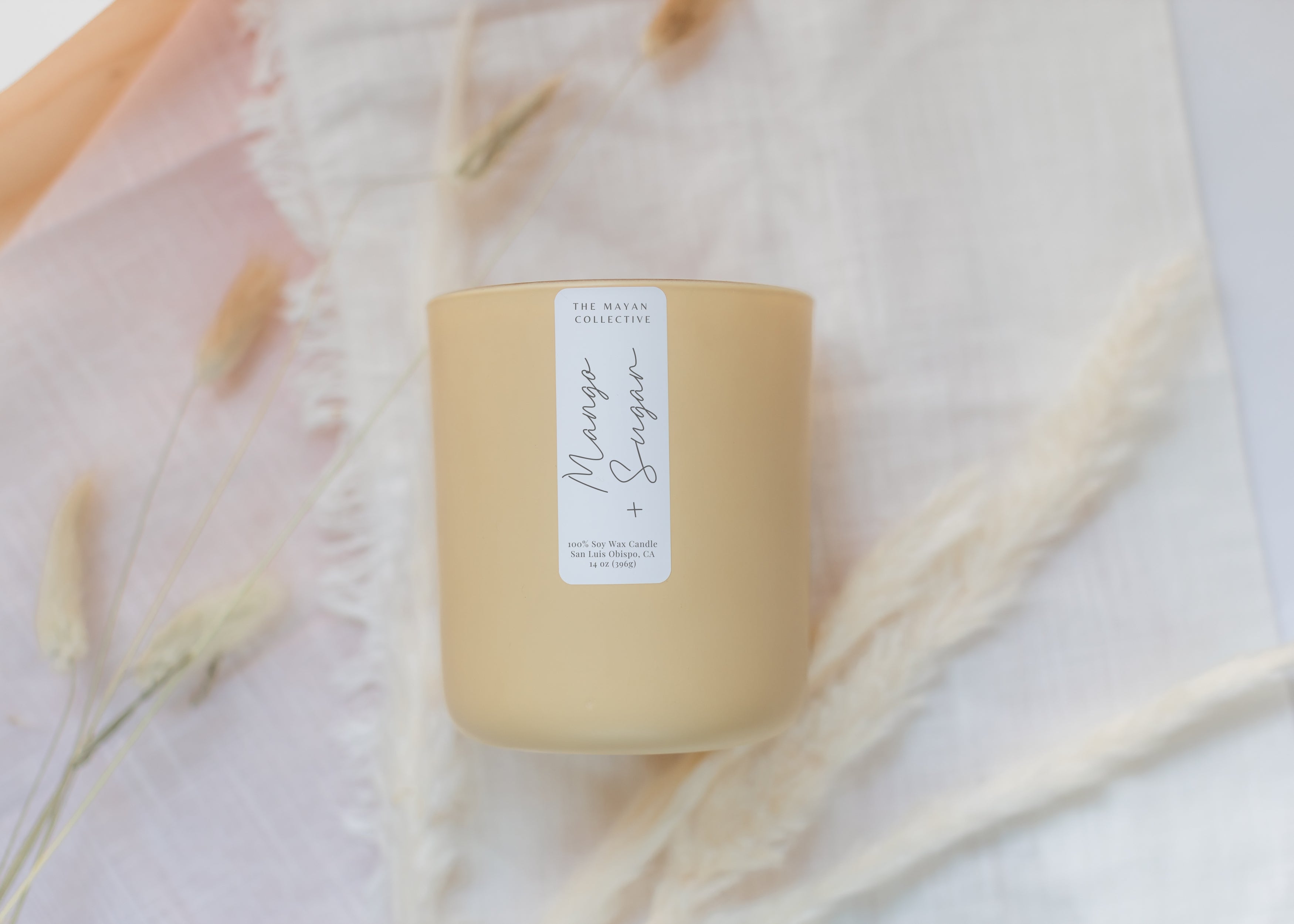 Mango + Sugar Soy Wax Candle
