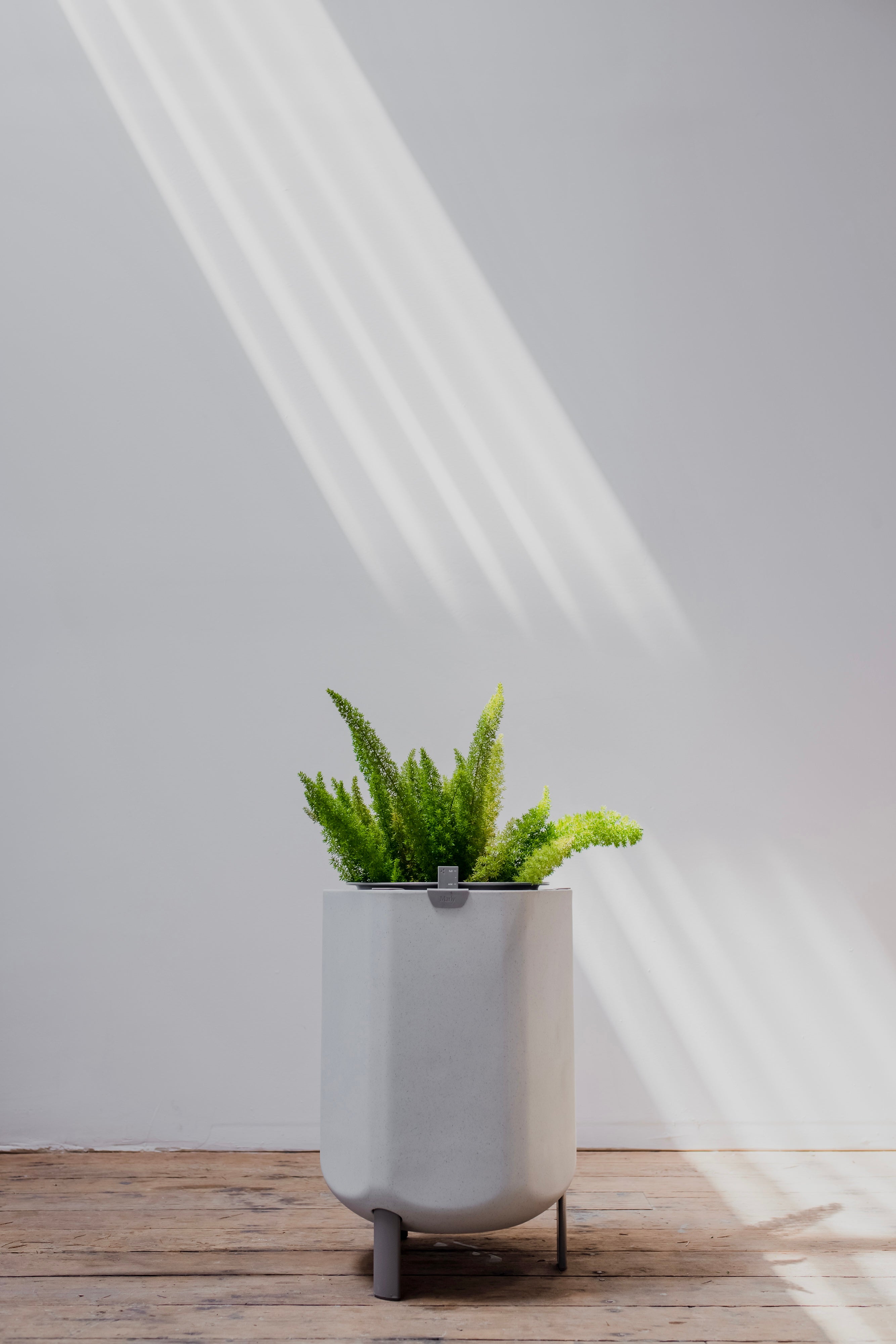 Marly Garden Larger Marly Planter Stone White Without Legs for Stacking | Heirloom Boulevard