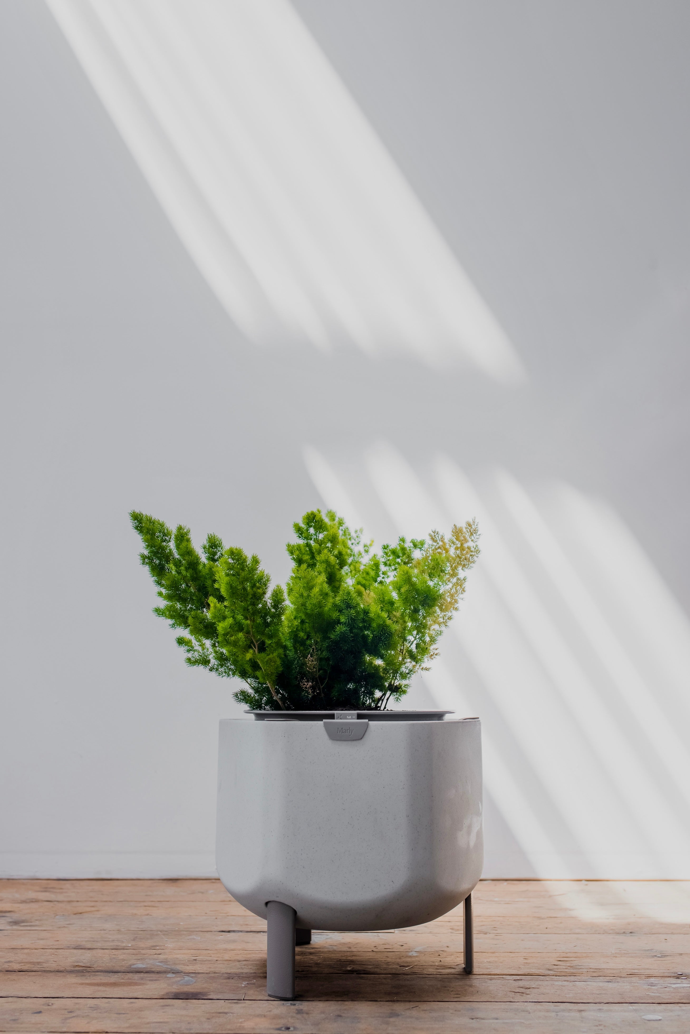 Marly Garden Smaller Marly Planter Stone White No Legs for Stacking | Heirloom Boulevard