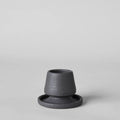 Bloomist Stoneware Match Strike with Tray Black | Heirloom Boulevard