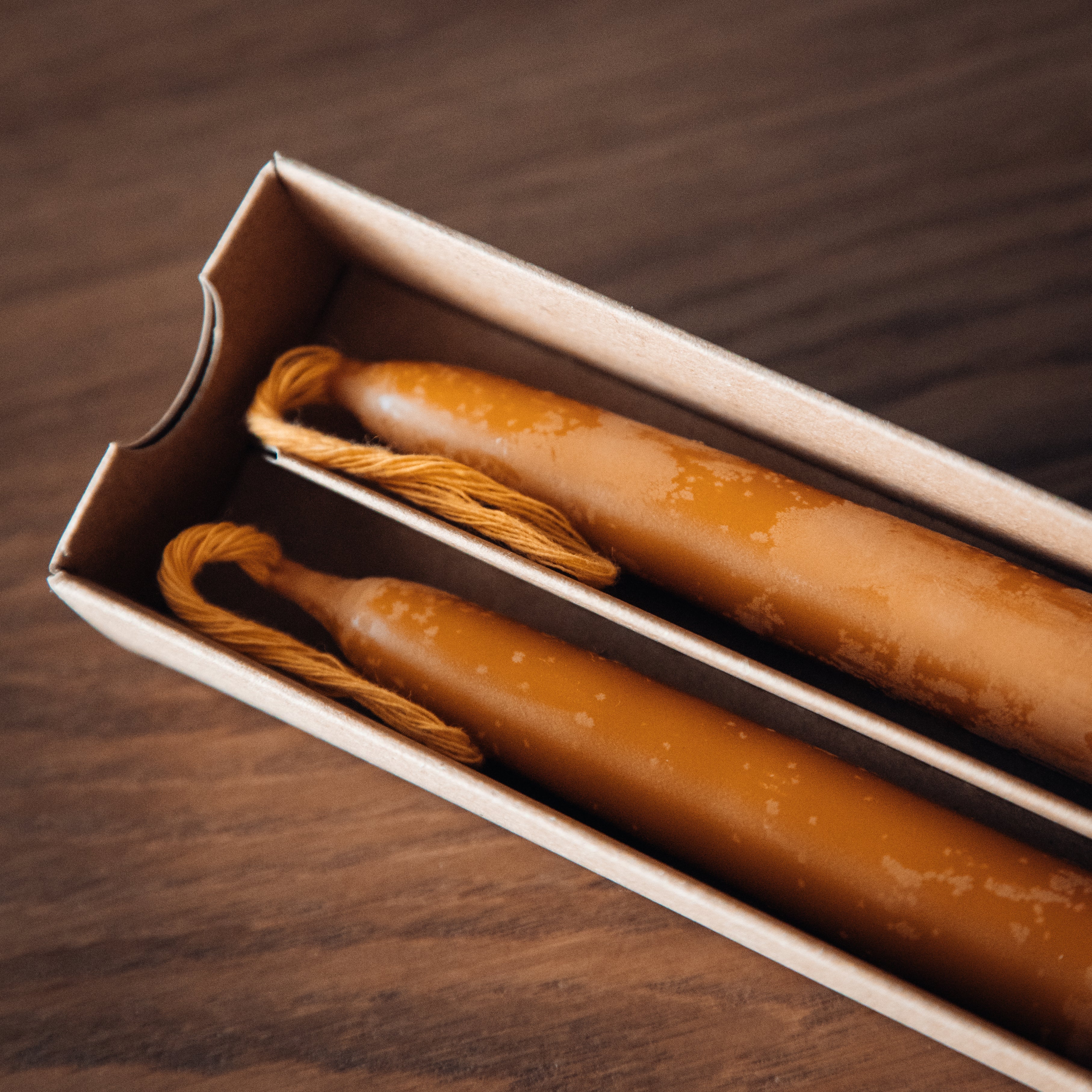 Out of the Blue Melissa Taper Beeswax Candles - Set of 2 | Heirloom Boulevard