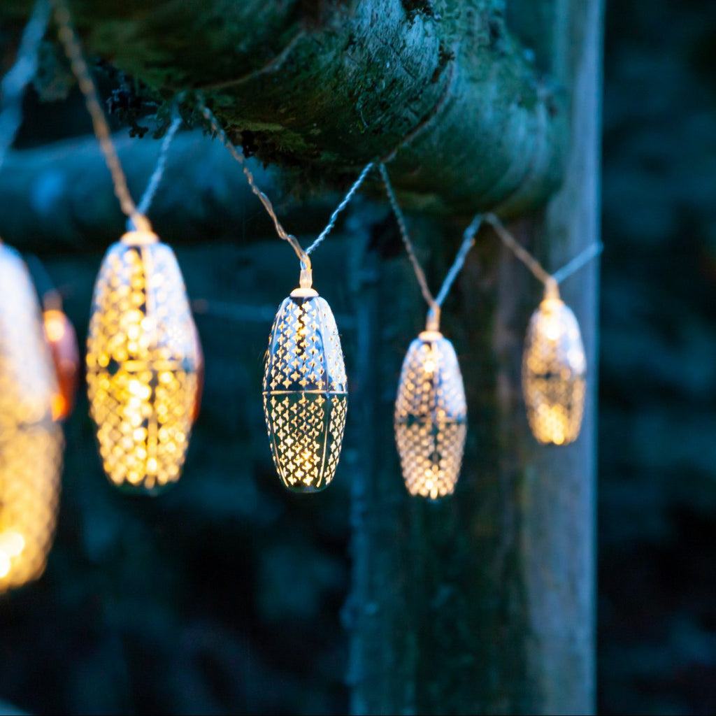 Allsop Metallic Marrakesh Star Solar String Lights (10 piece) | Heirloom Boulevard