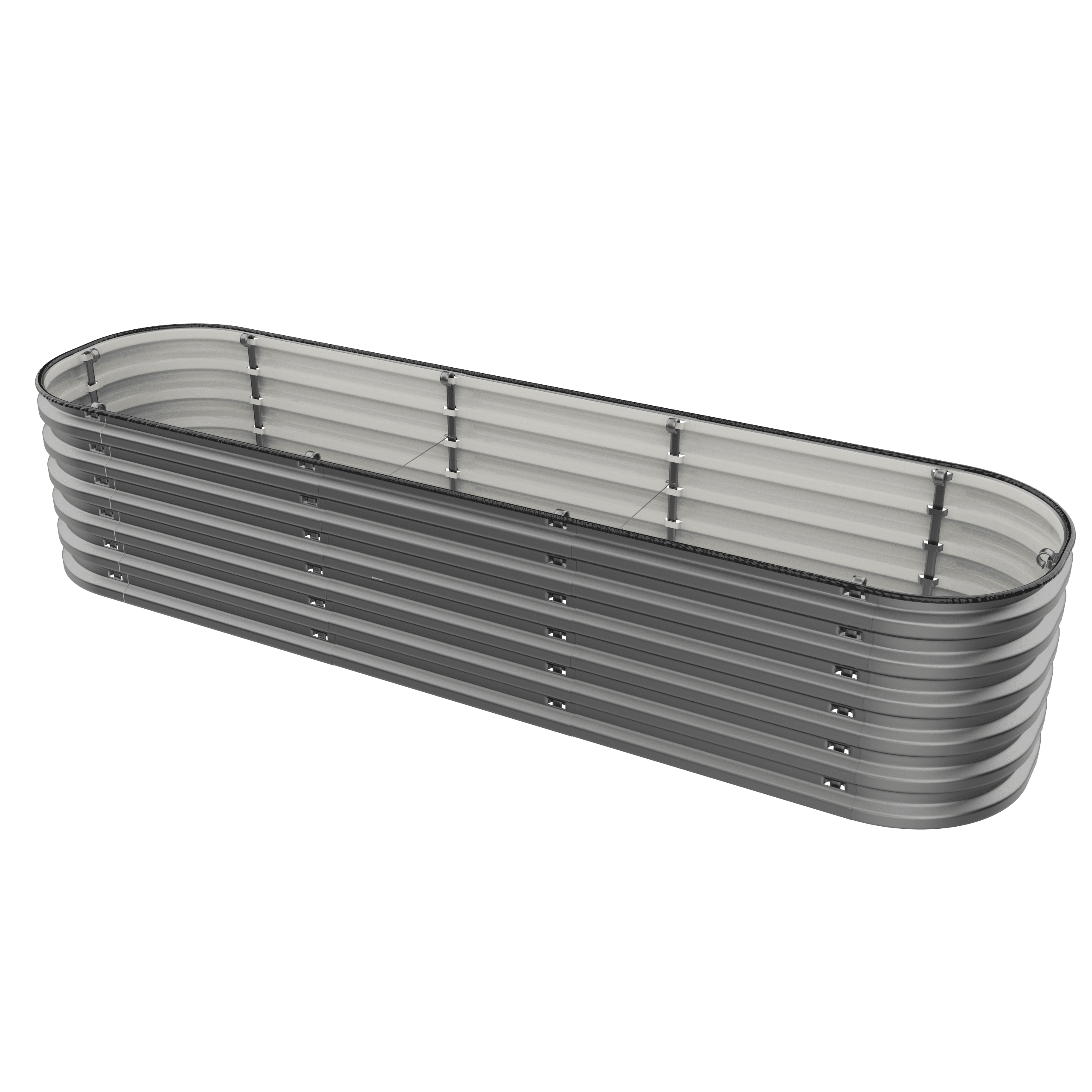 Go Rite 17" Tall 6 In 1 "No Tools Needed" Premium Metal Raised Garden Bed Kit | Heirloom Boulevard