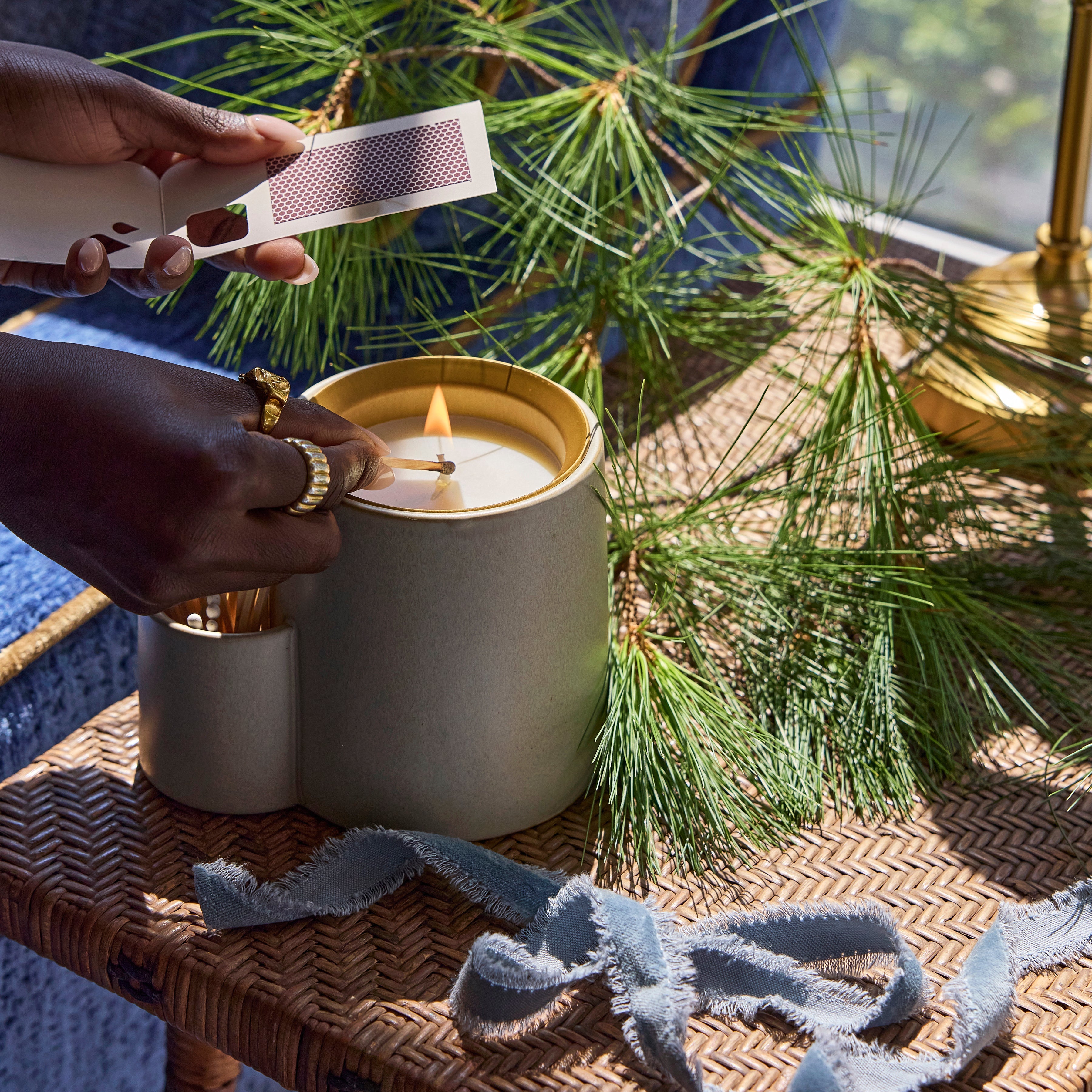 Modern Sprout Ember Earth Candle + Planter | Heirloom Boulevard