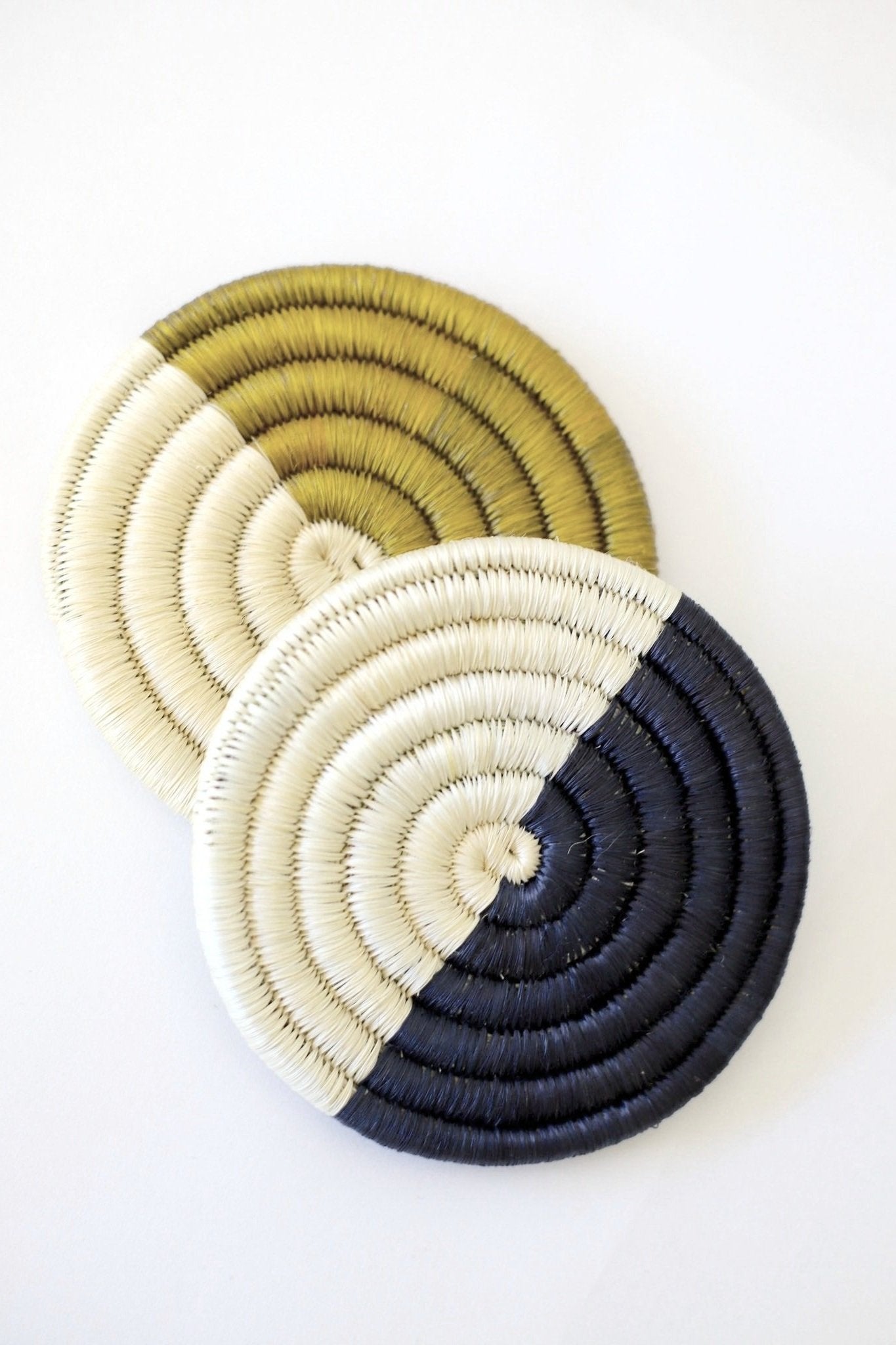 Monserrate Woven Coaster Sets - 4 colors atacama home | Heirloom Boulevard