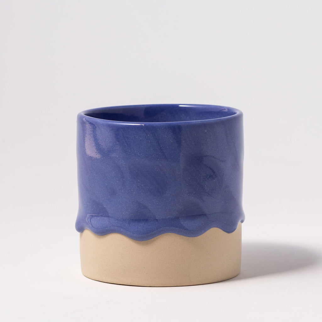 Squat Cylinder Naked Cobalt Cloudy (seasonal) | Heirloom Boulevard