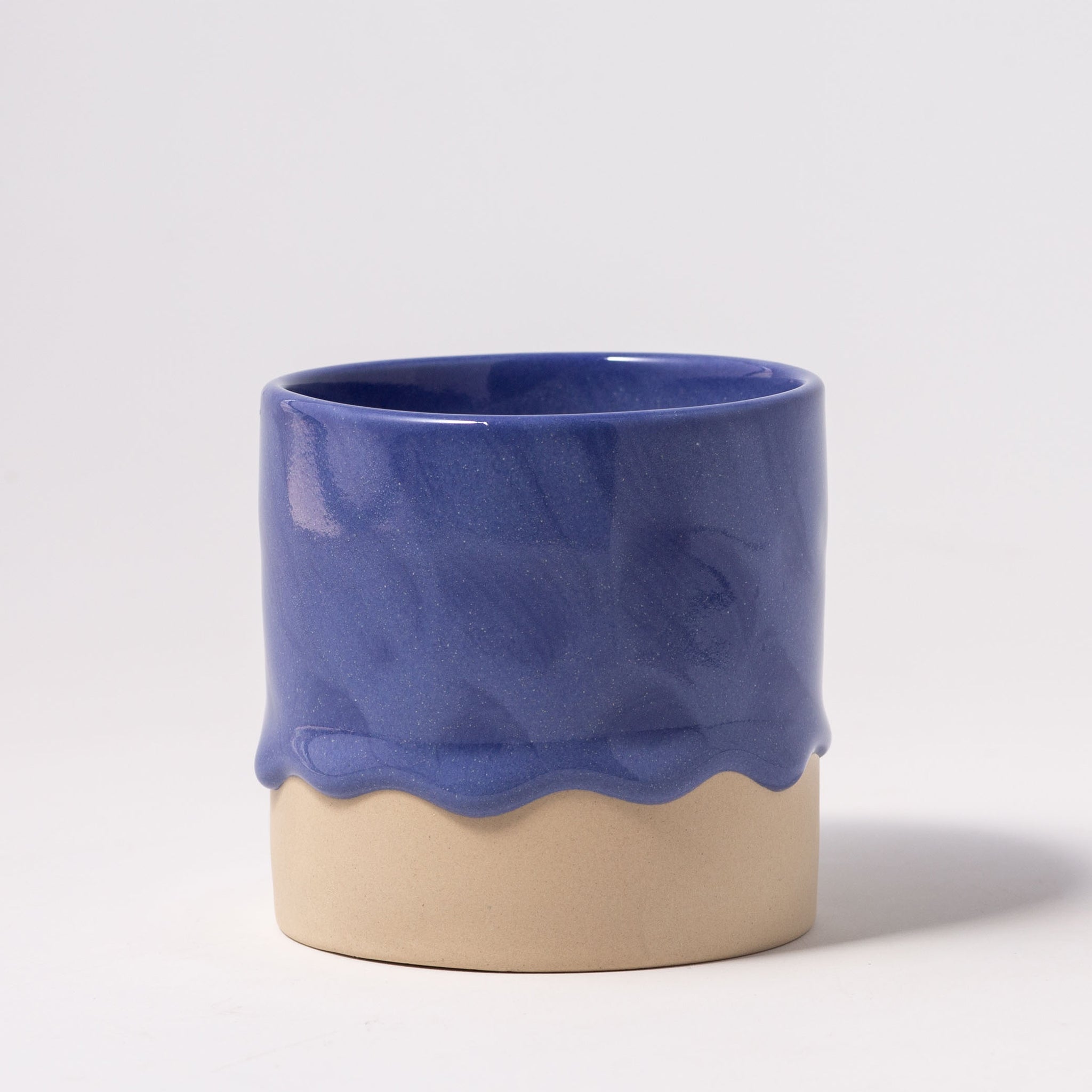 Squat Cylinder Naked Cobalt Cloudy (seasonal) | Heirloom Boulevard