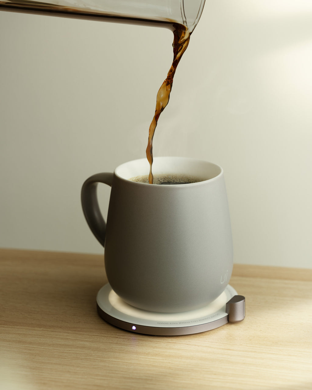 Ui Self-heating Mug Set - Soft Gray | Heirloom Boulevard