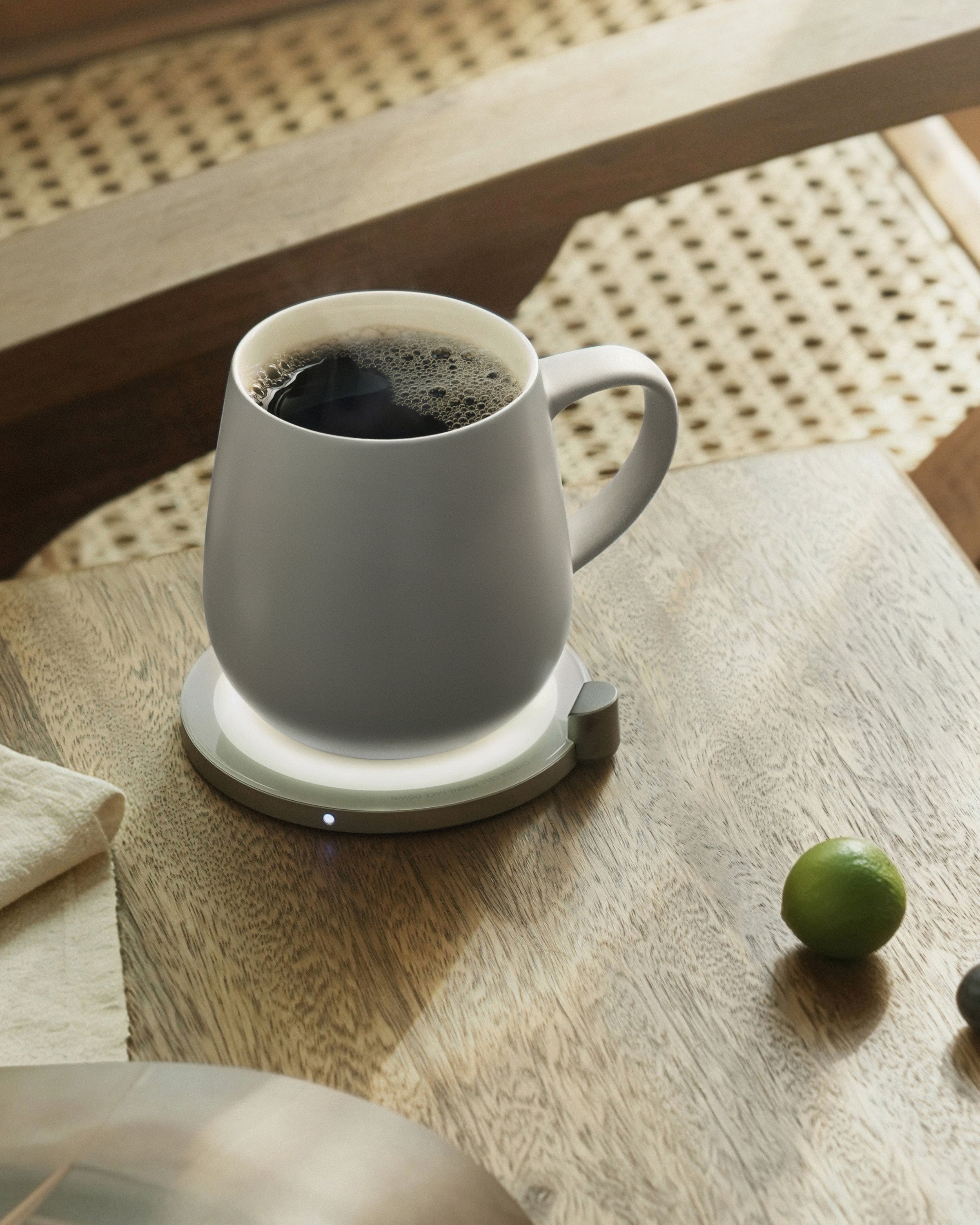 Ui Self-heating Mug Set - Soft Gray | Heirloom Boulevard