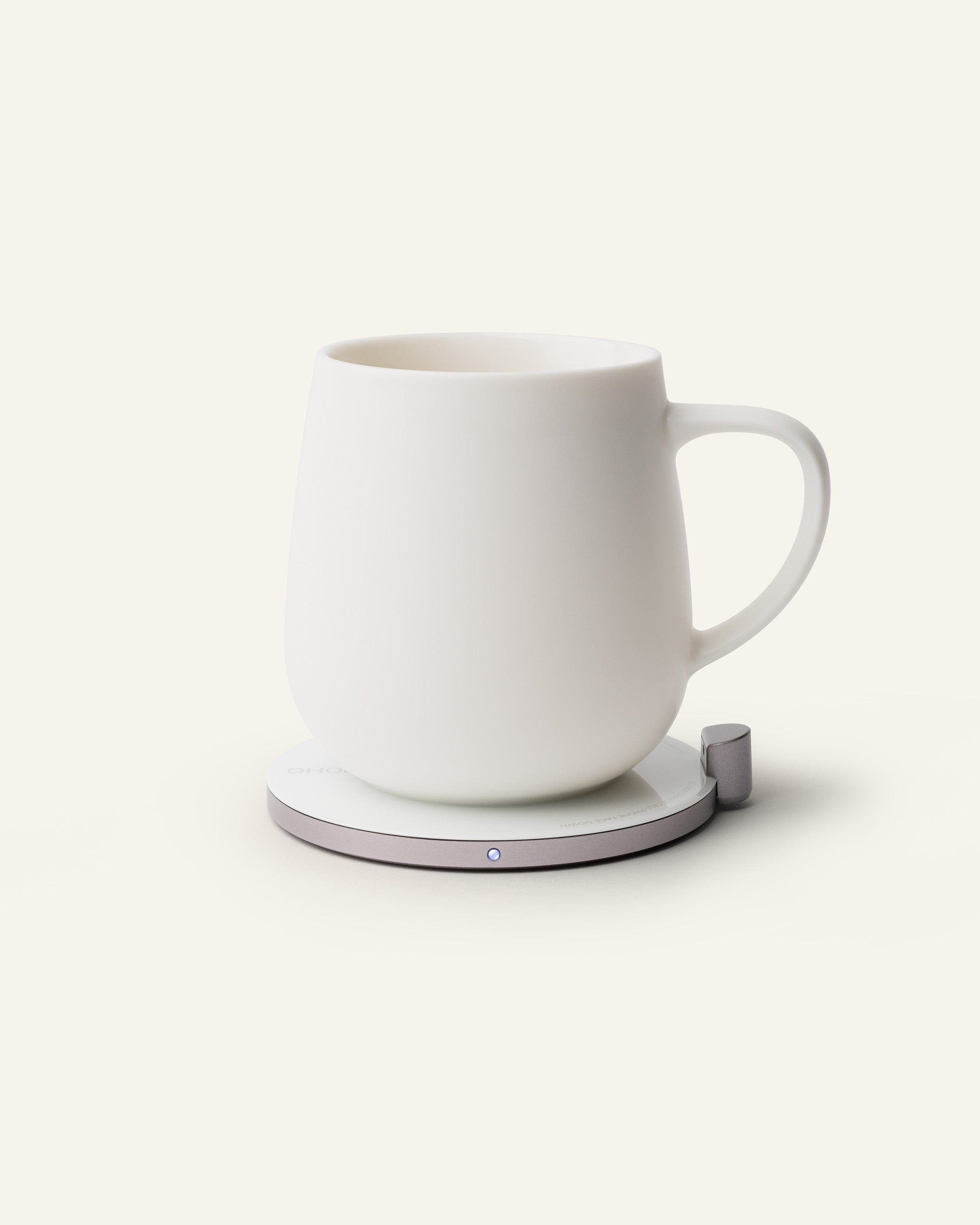 OHOM Ui Self-heating Mug Set - Jasmine White | Heirloom Boulevard