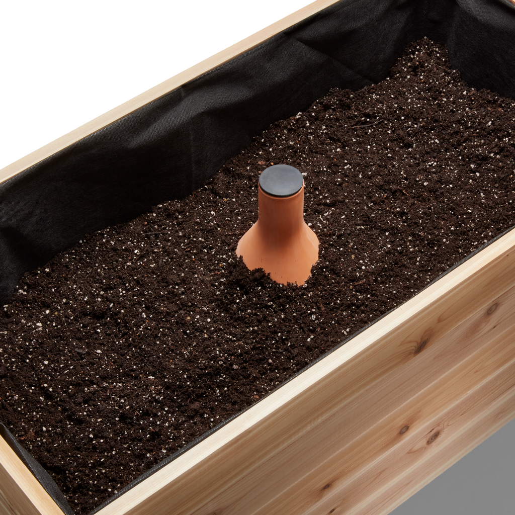 Cedar Planters Self-Watering Clay Olla Pot | Heirloom Boulevard