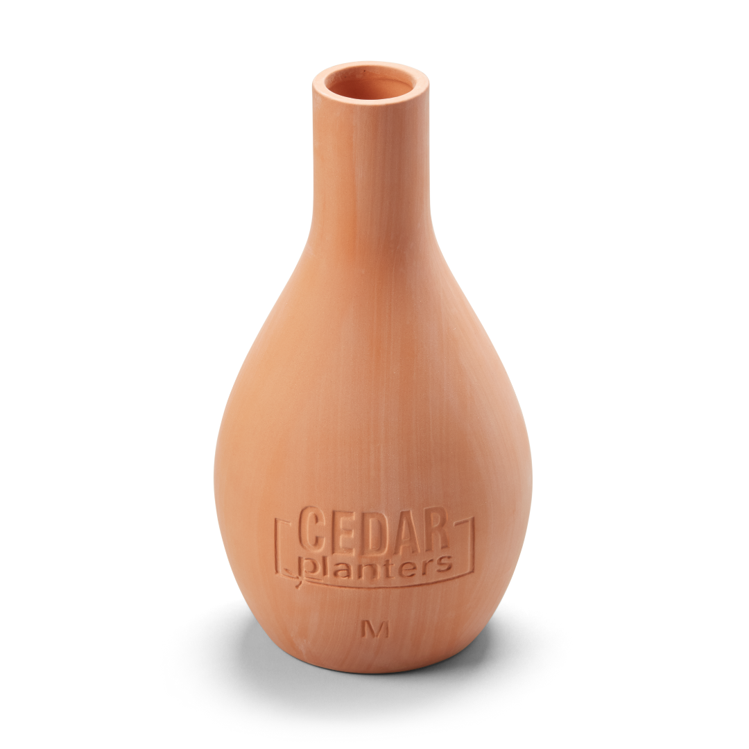 Cedar Planters Self-Watering Clay Olla Pot | Heirloom Boulevard