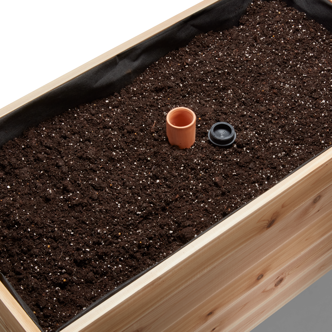 Cedar Planters Self-Watering Clay Olla Pot | Heirloom Boulevard