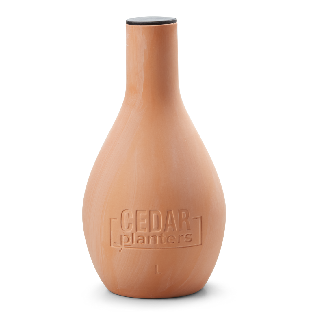 Cedar Planters Self-Watering Clay Olla Pot | Heirloom Boulevard