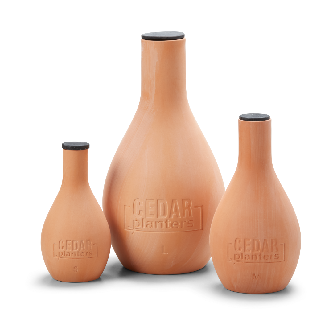 Cedar Planters Self-Watering Clay Olla Pot | Heirloom Boulevard