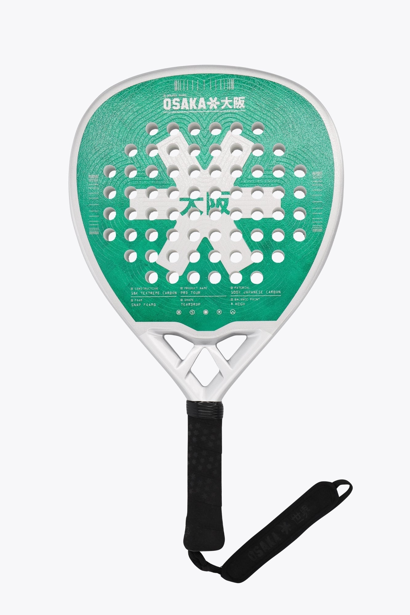 Osaka Padel Racket - Pro Tour - Power | Aquatic Awe Aquatic Awe No SIze | Heirloom Boulevard