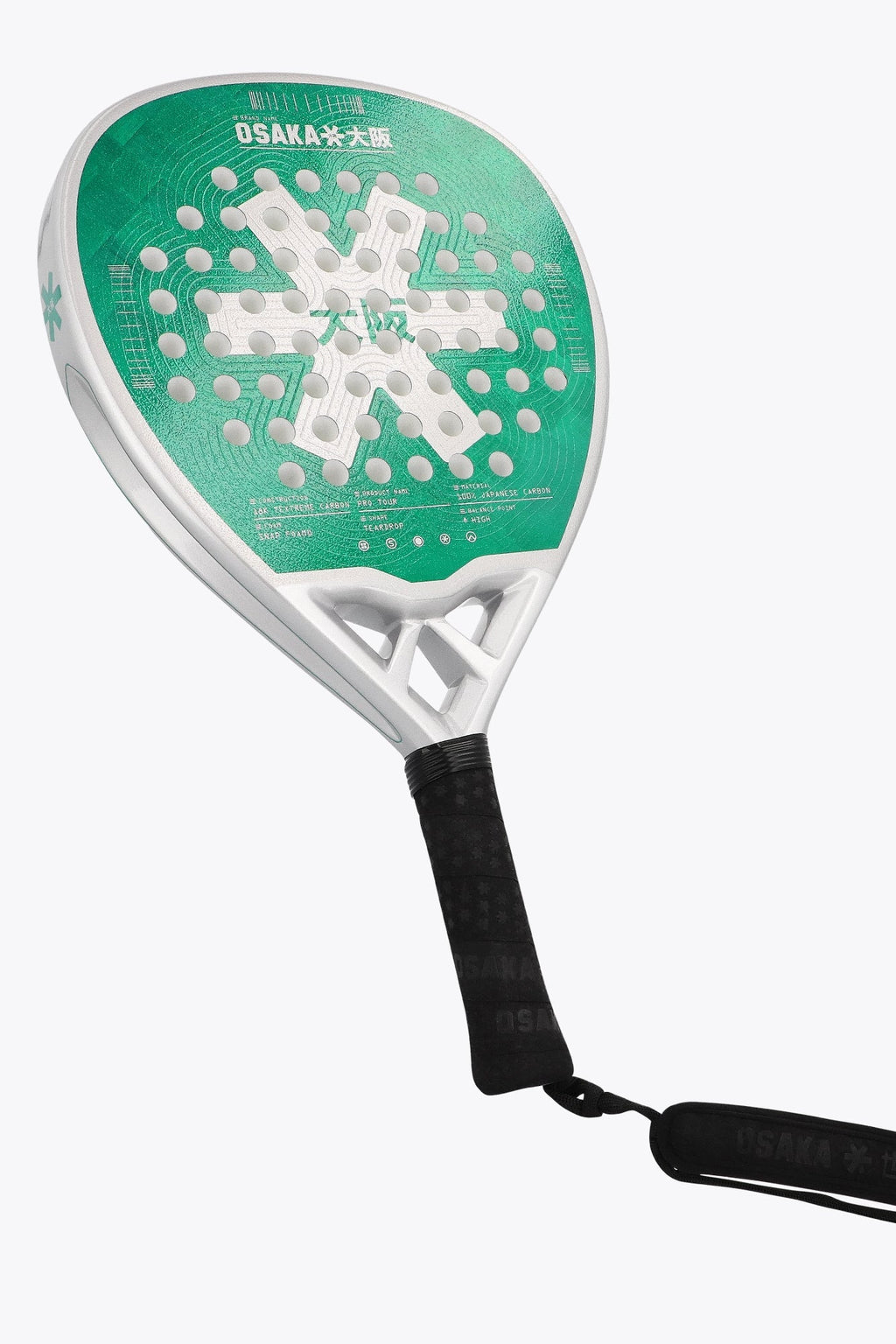 Osaka Padel Racket - Pro Tour - Power | Aquatic Awe | Heirloom Boulevard