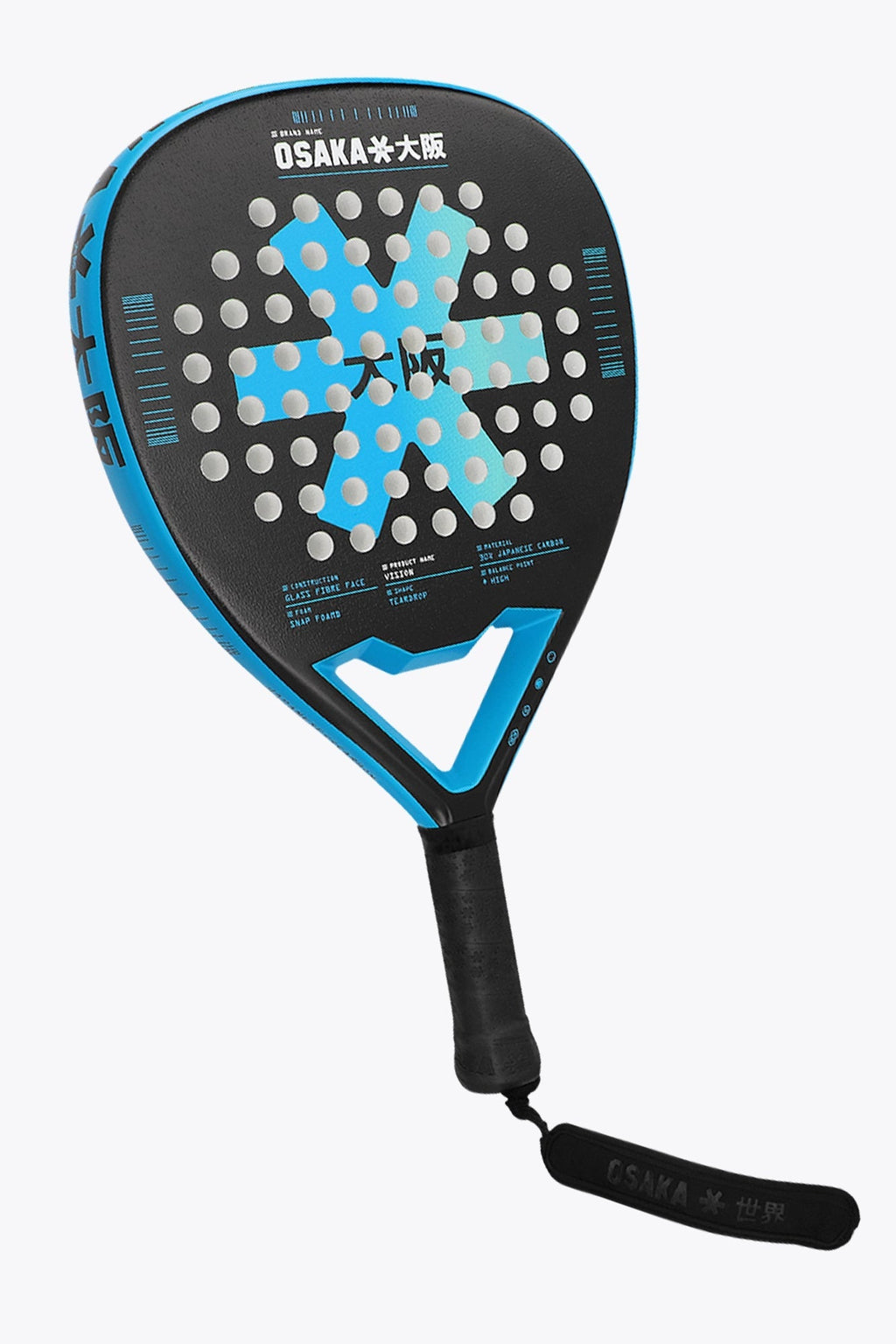 Osaka Padel Racket - Vision - Power | Electric Blue | Heirloom Boulevard
