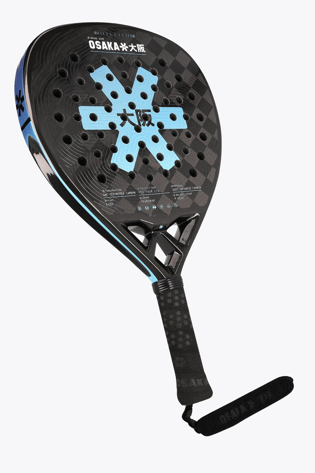 Osaka Padel Racket - Pro Tour LTD - Power | Silver Lake Blue | Heirloom Boulevard