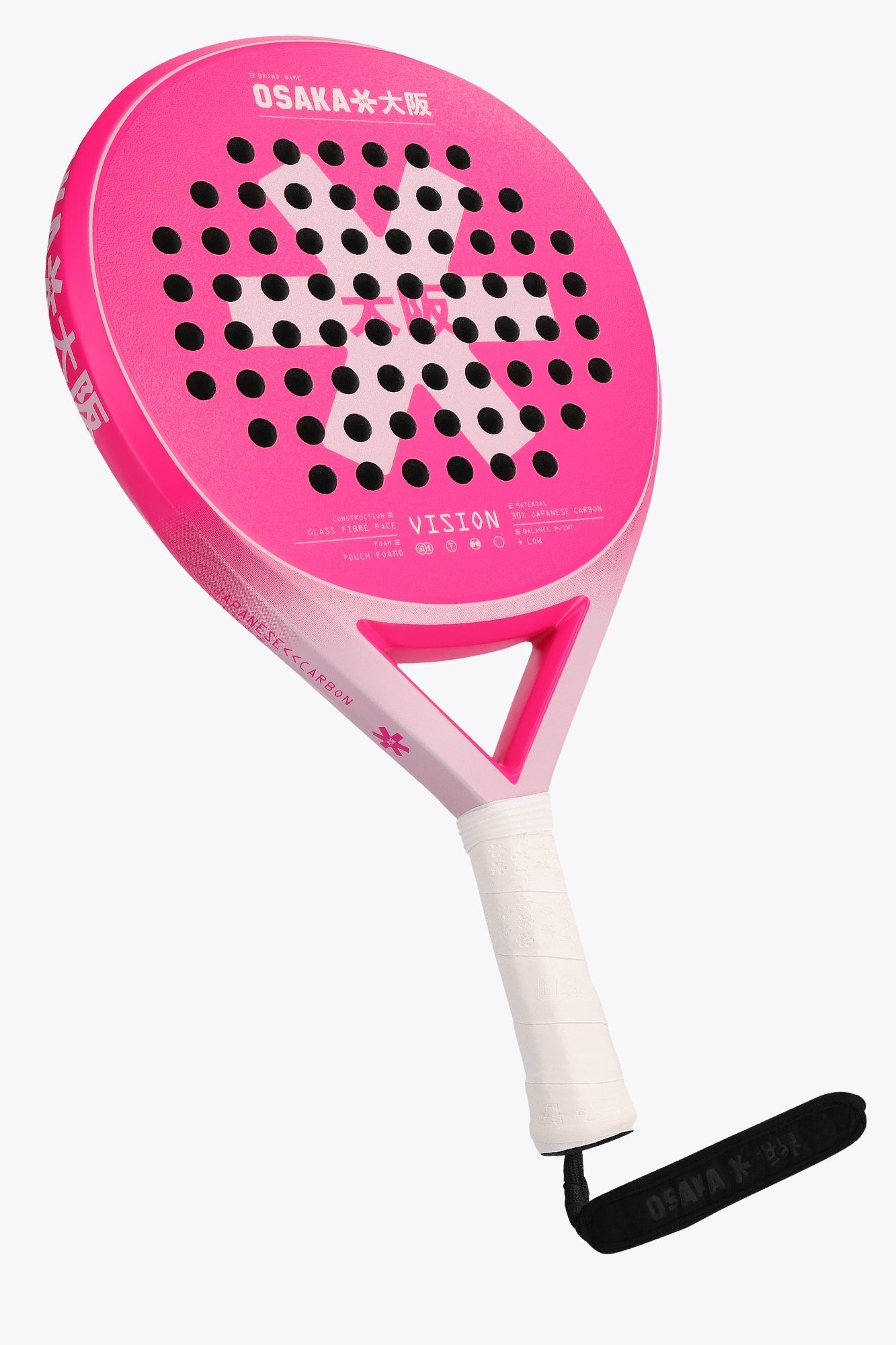 Osaka Padel Racket - Vision - Control | Electric Fuchsia | Heirloom Boulevard
