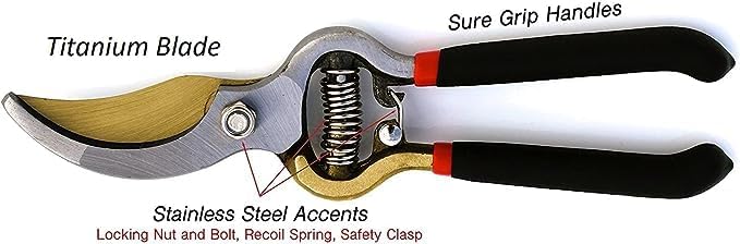 Garden Guru Titanium Bypass Garden Pruner Clippers | Heirloom Boulevard