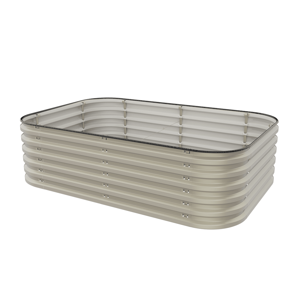 Go Rite 17" Tall 6 In 1 "No Tools Needed" Premium Metal Raised Garden Bed Kit | Heirloom Boulevard
