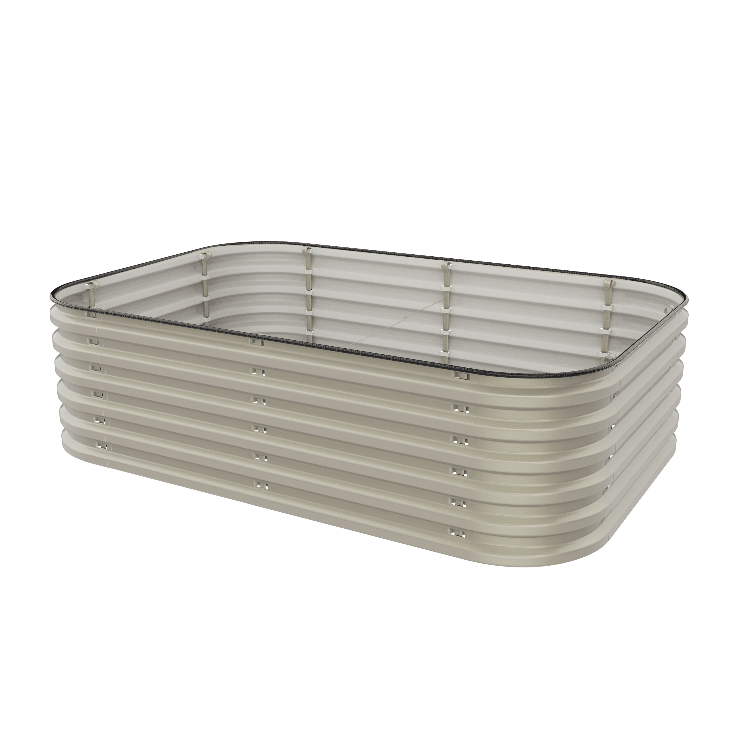 Go Rite 17" Tall 6 In 1 "No Tools Needed" Premium Metal Raised Garden Bed Kit | Heirloom Boulevard