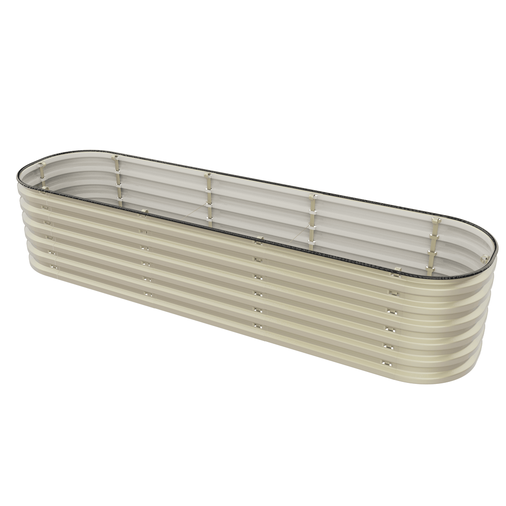 Go Rite 17" Tall 6 In 1 "No Tools Needed" Premium Metal Raised Garden Bed Kit | Heirloom Boulevard