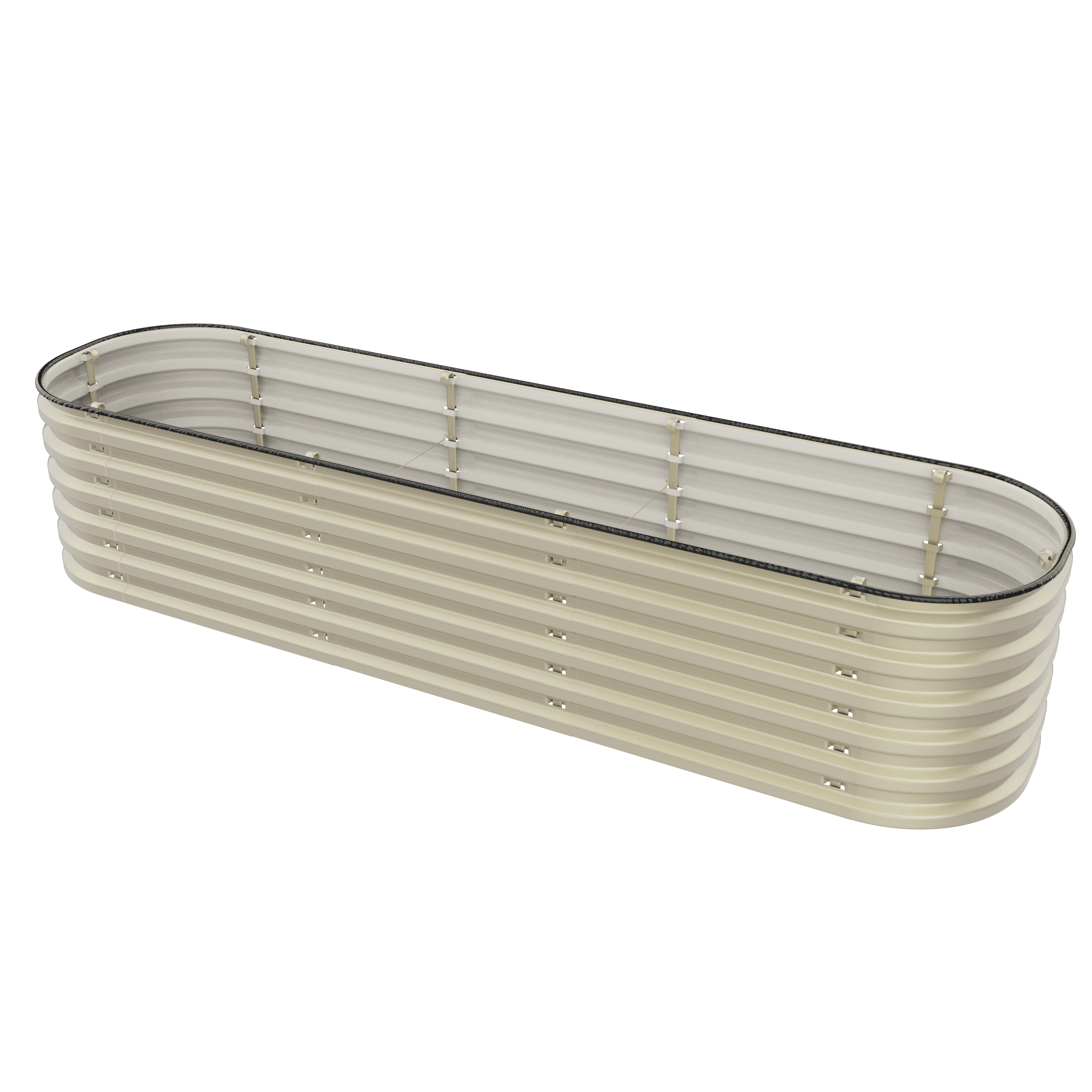 Go Rite 17" Tall 6 In 1 "No Tools Needed" Premium Metal Raised Garden Bed Kit | Heirloom Boulevard