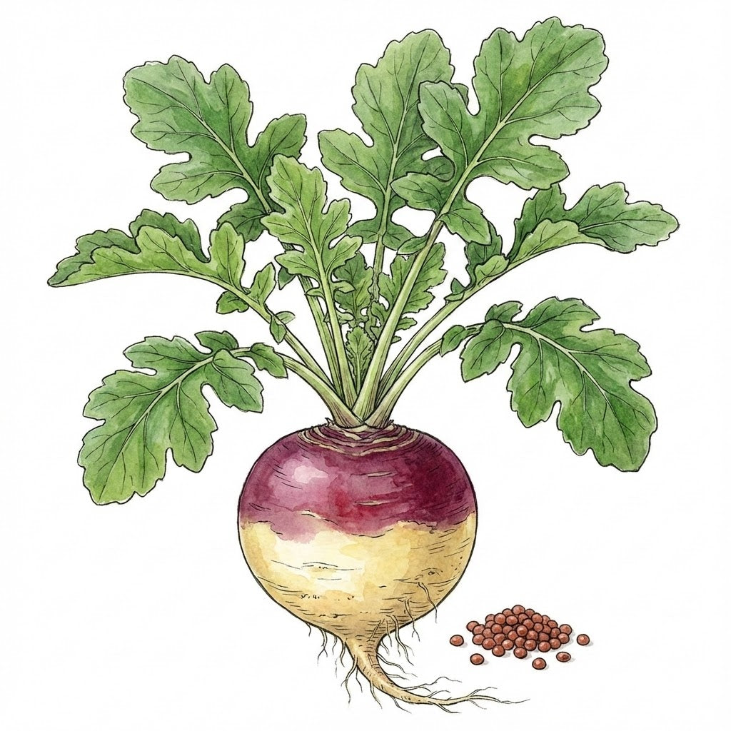 RUTABAGA Seeds, American Purple Top | Heirloom Boulevard