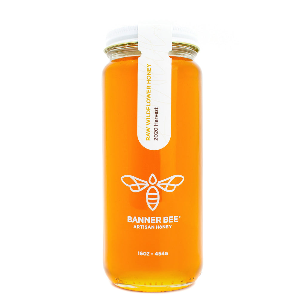 BannerBee Company Liquid Raw Wildflower Honey