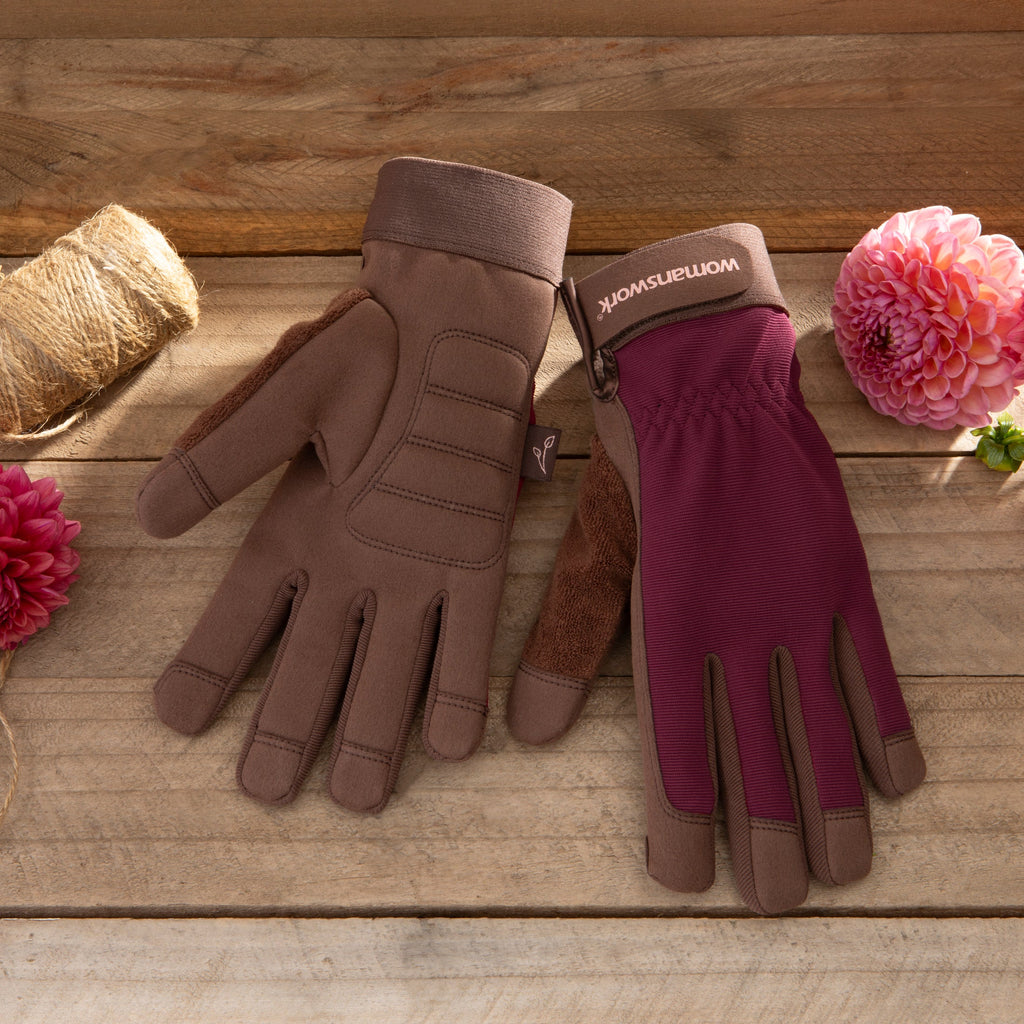 Womanswork Digger Gardening Gloves Berry | Heirloom Boulevard