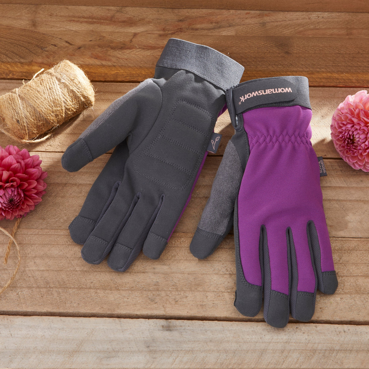 Womanswork Digger Gardening Gloves Plum | Heirloom Boulevard