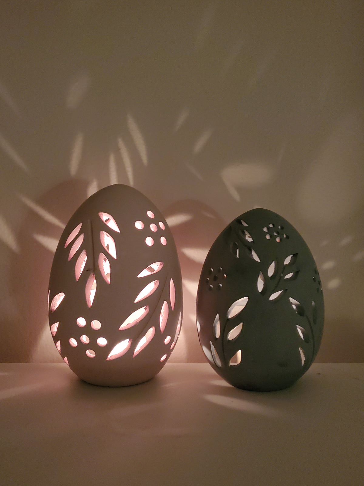 Terracotta Egg Lantern - Set of 2 KORISSA | Heirloom Boulevard