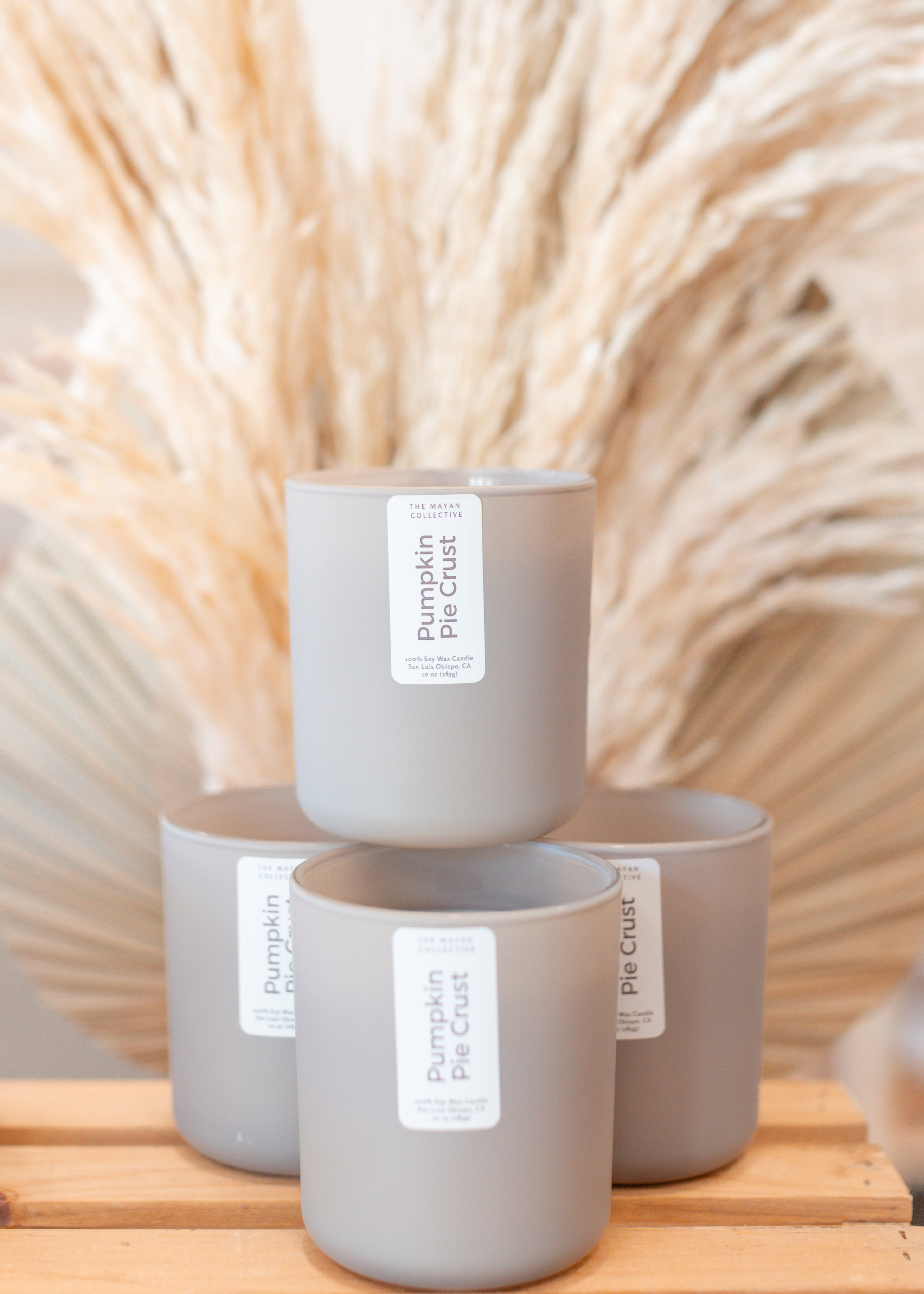 Pumpkin + Pie Crust Soy Wax Candle 10oz
