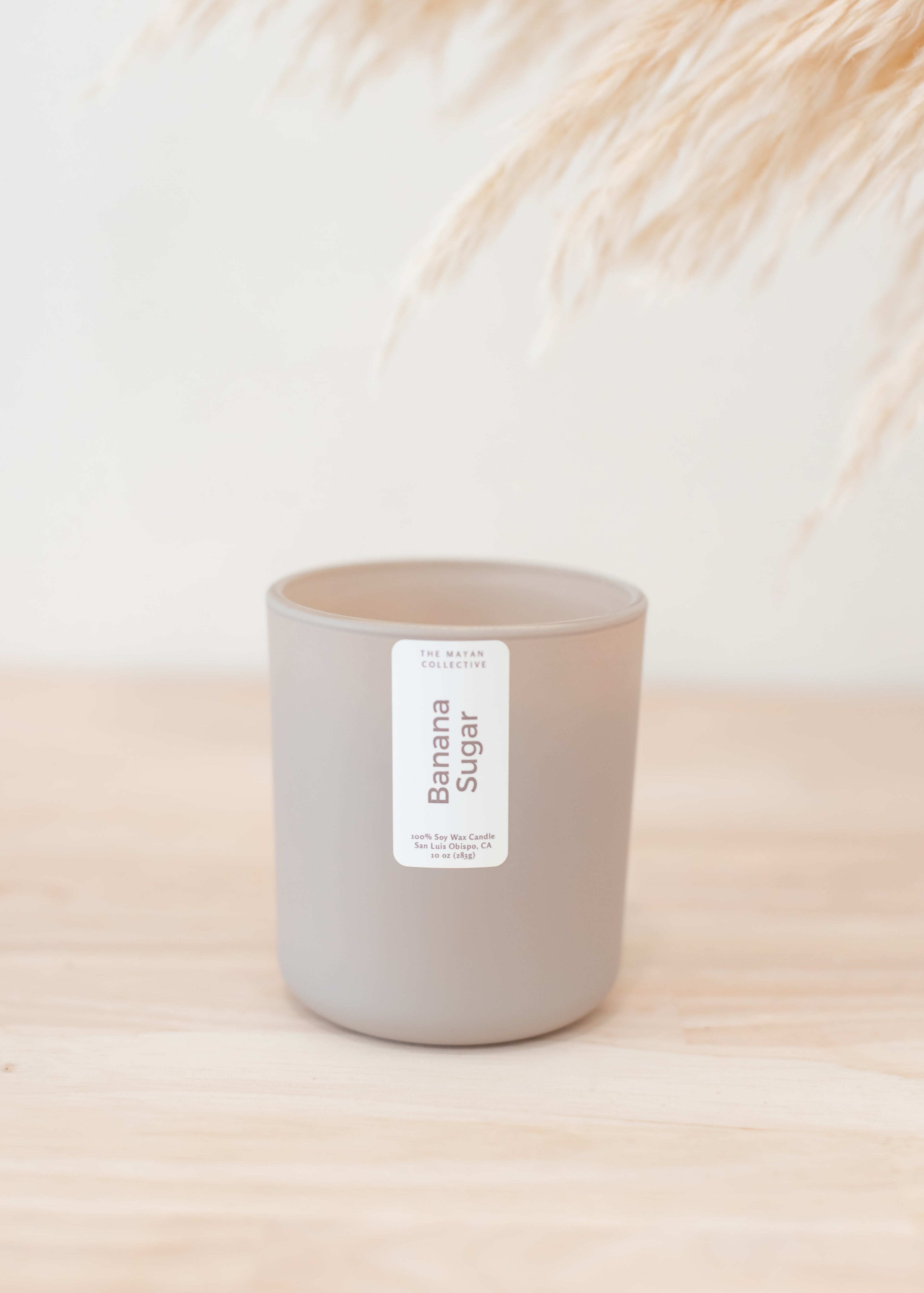 Banana + Sugar Soy Wax Candle 10 oz