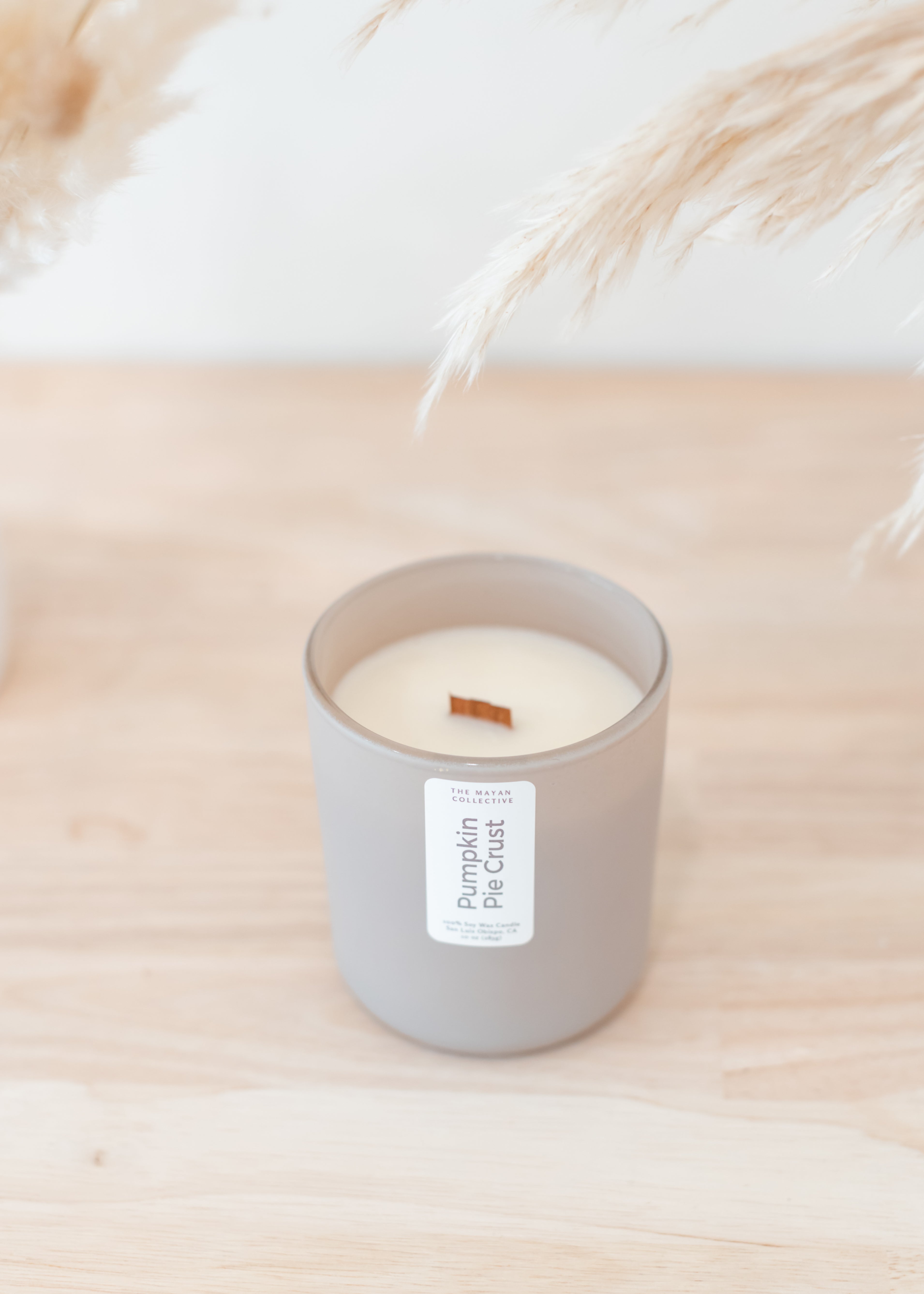 Pumpkin + Pie Crust Soy Wax Candle 10oz
