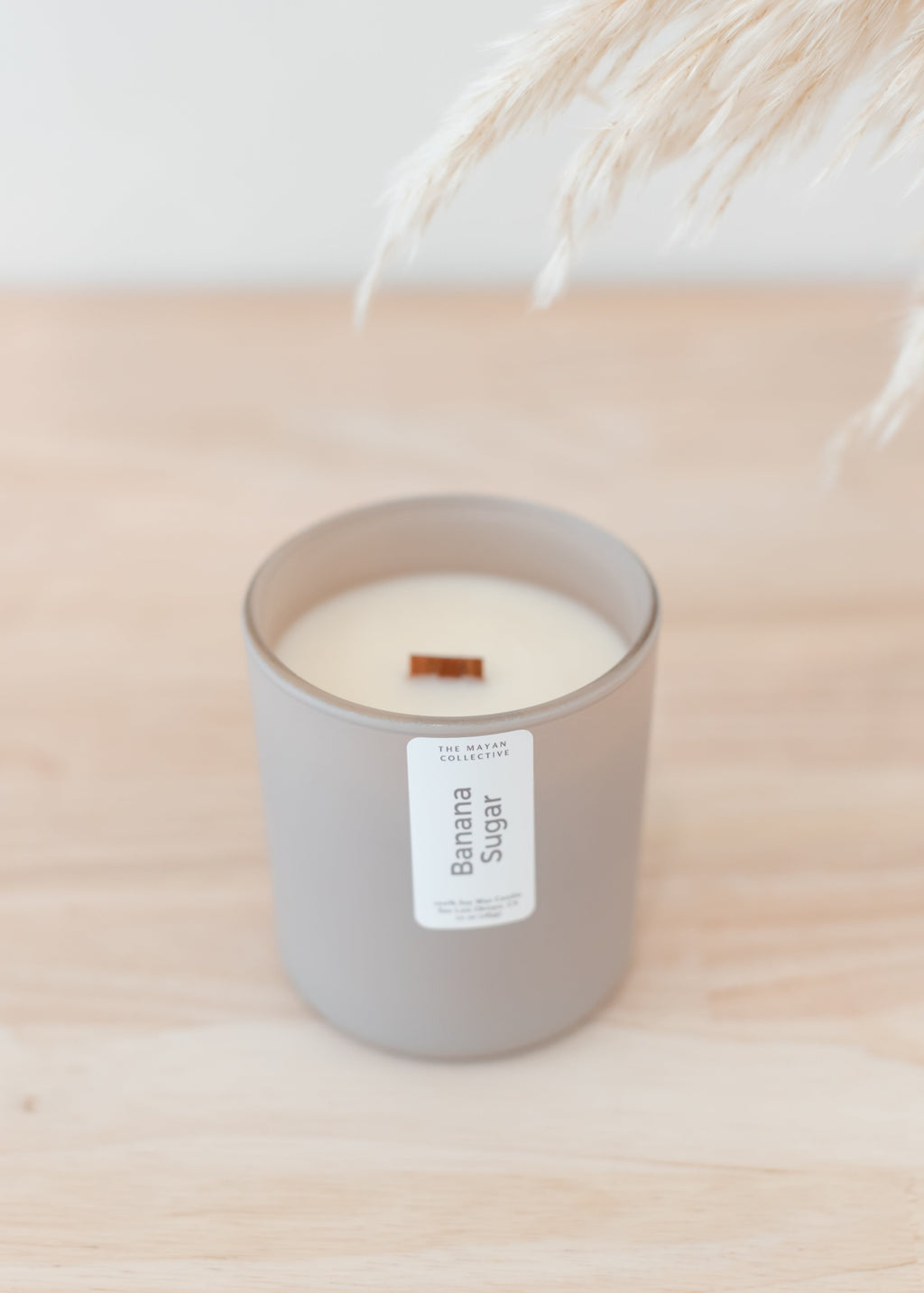 Banana + Sugar Soy Wax Candle 10 oz