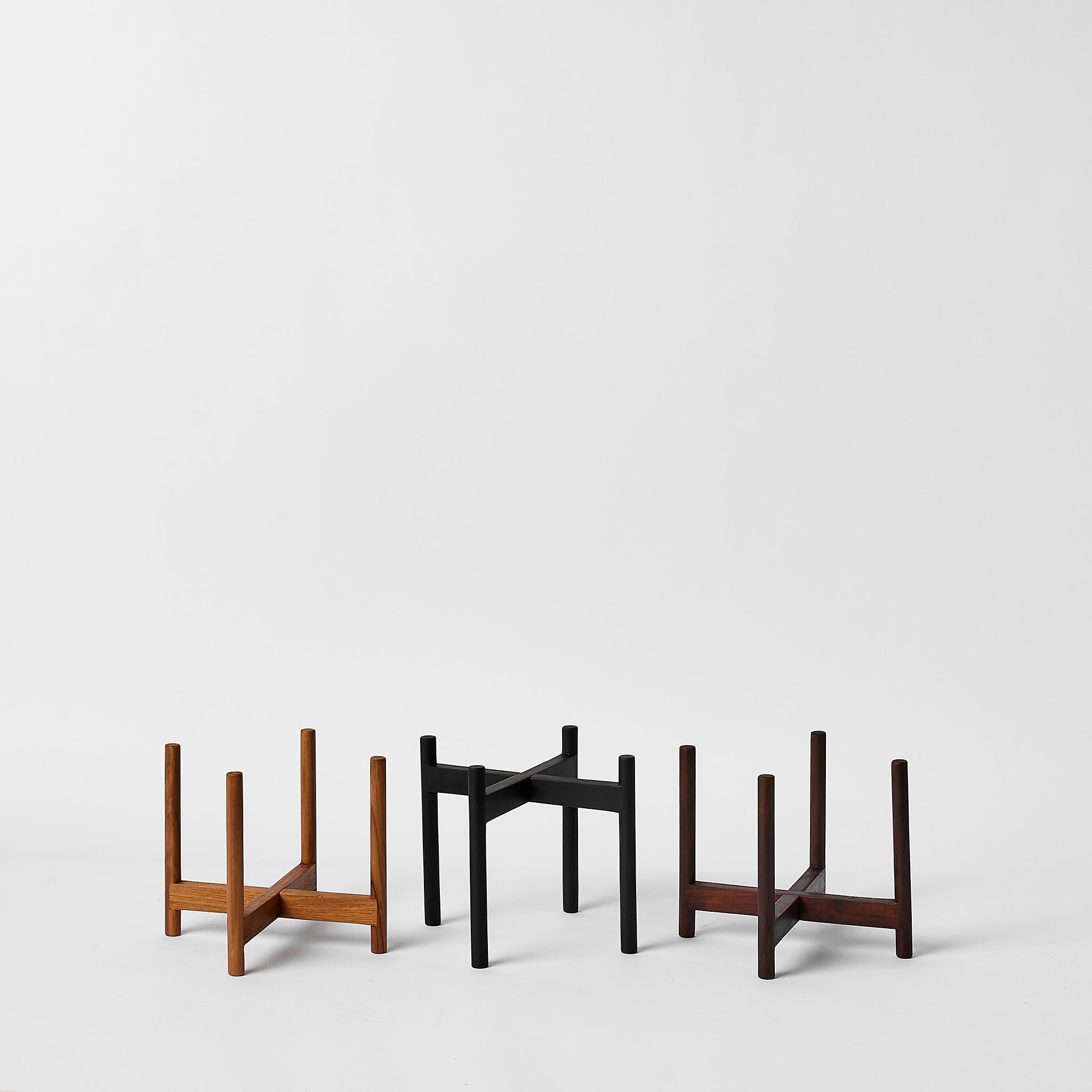 LBE Design Rounded Hardwood Plant Stand | Heirloom Boulevard