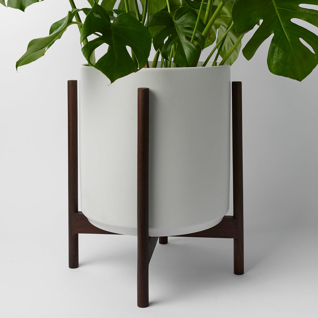 LBE Design Rounded Hardwood Plant Stand | Heirloom Boulevard