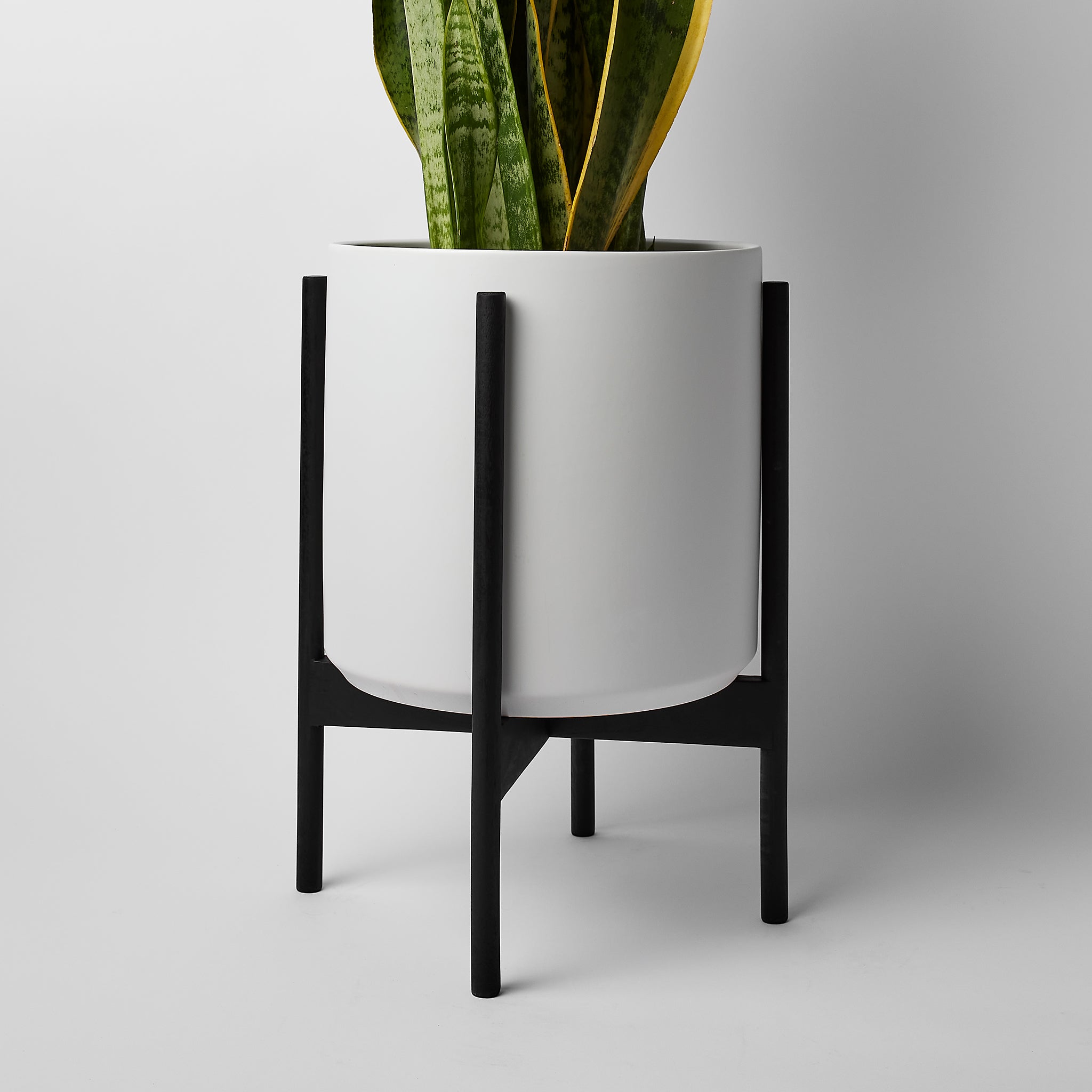 LBE Design Rounded Hardwood Plant Stand | Heirloom Boulevard
