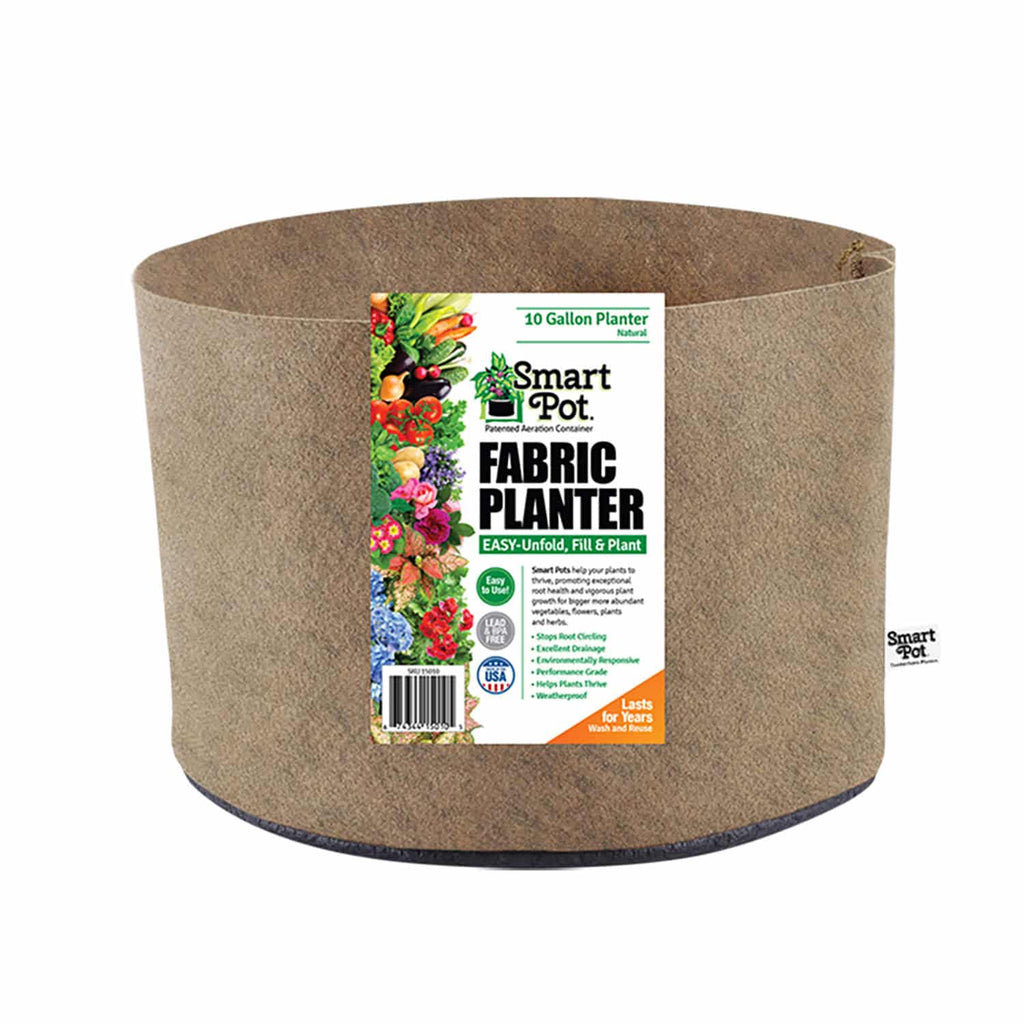 Smart Pot Fabric Planter 45 Gallon Natural Without Handles | Heirloom Boulevard