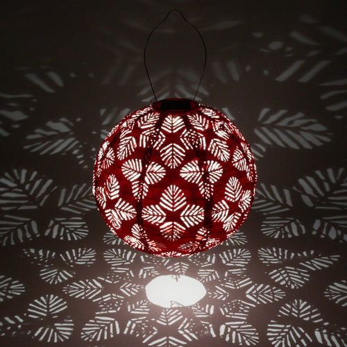 Allsop Soji Stella - Brights Geo Palm - 12" Solar Lantern | Heirloom Boulevard