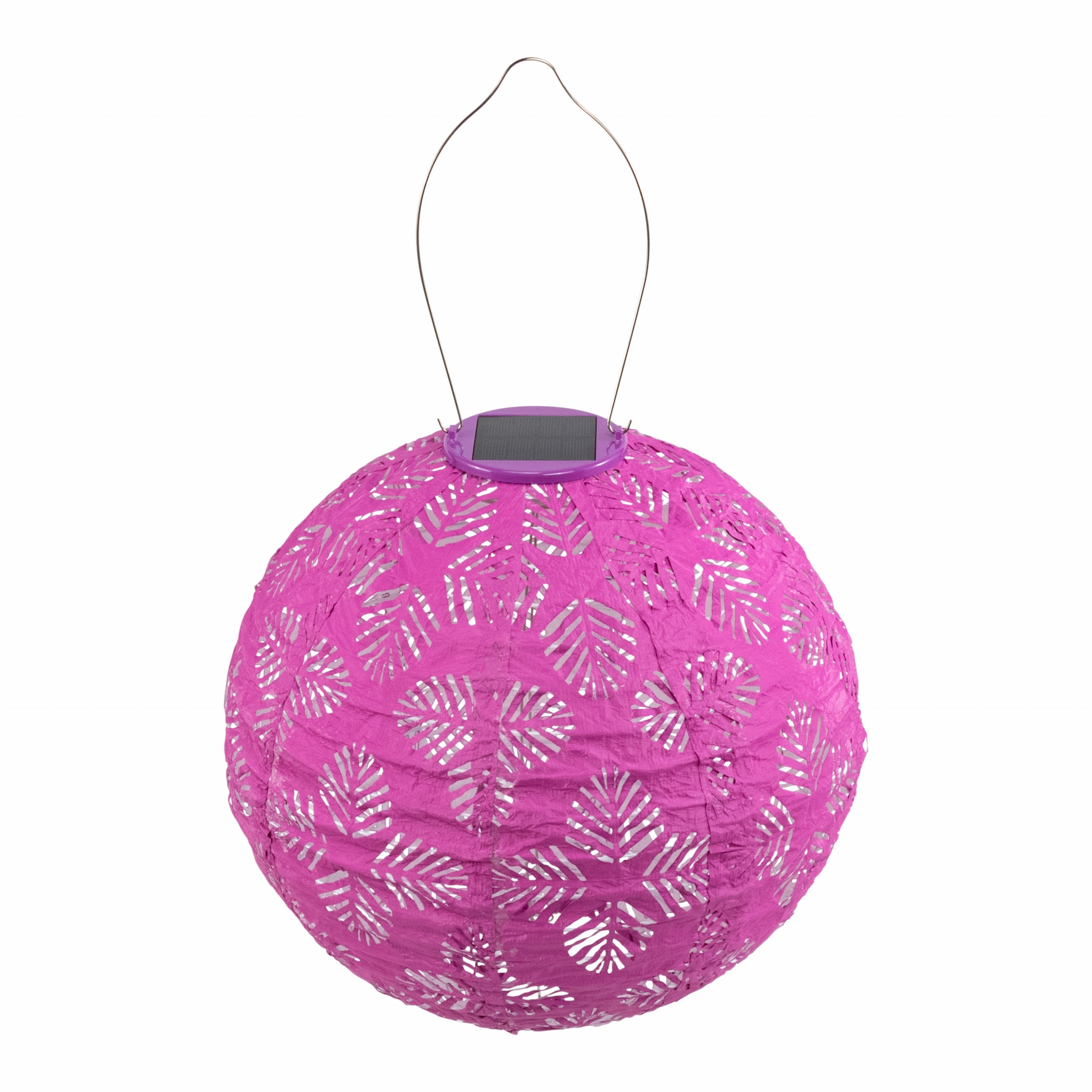 Allsop Soji Stella - Brights Geo Palm - 12" Solar Lantern | Heirloom Boulevard