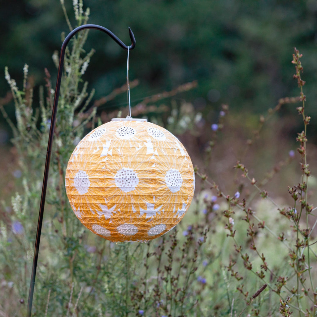 Allsop Soji Stella - Sunflower - 12" Solar Lantern | Heirloom Boulevard