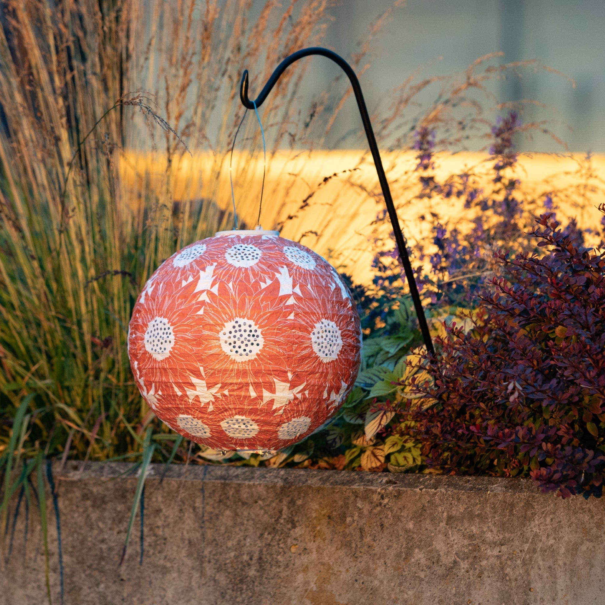 Allsop Soji Stella - Sunflower - 12" Solar Lantern | Heirloom Boulevard