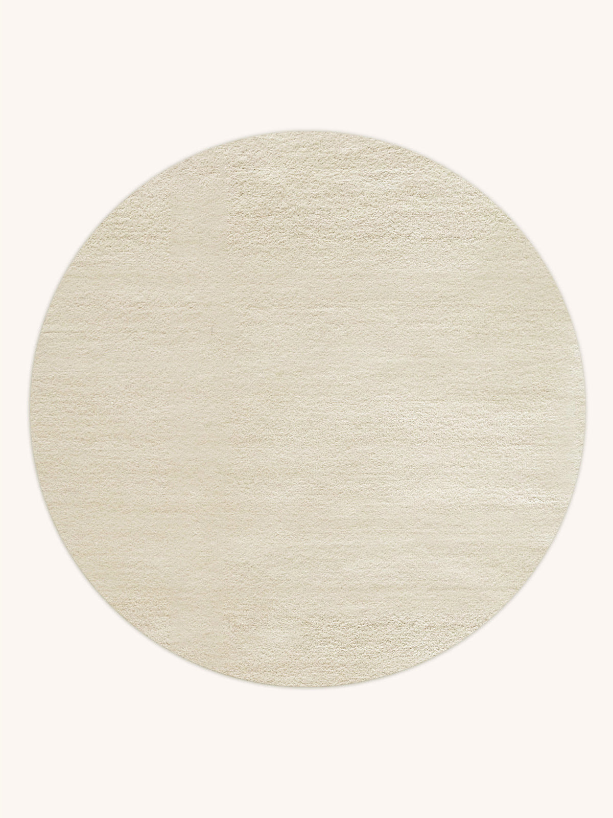 Maison Deux Maison Deux Rug SOLID Off White 3.9 ft diameter VICILink | Heirloom Boulevard
