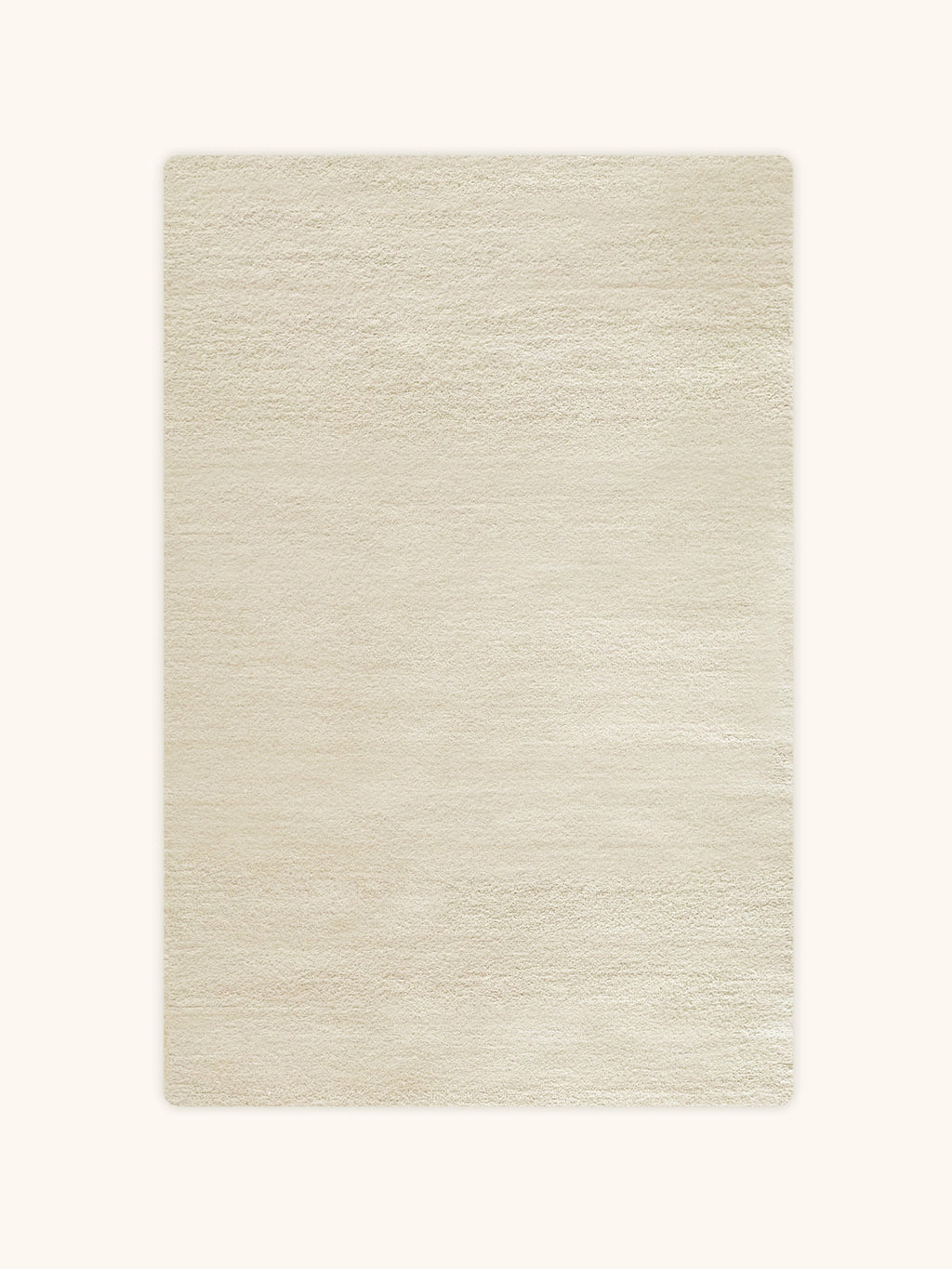 Maison Deux Rug SOLID Off White 3.9 x 5.9 ft VICILink | Heirloom Boulevard